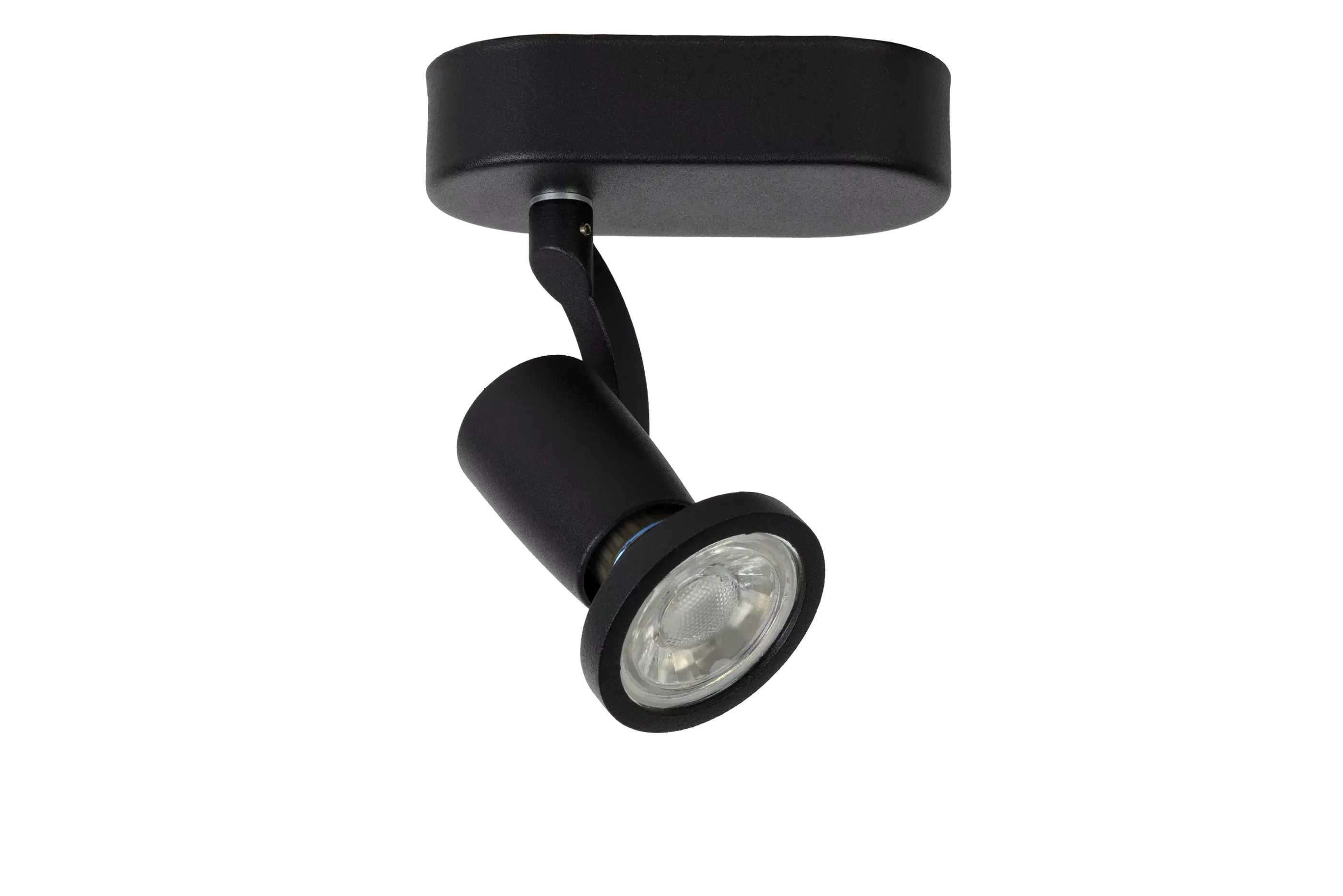 Best Sale JASTER-LED - Plafondspot - LED - GU10 - 1x5W 2700K - Zwart Plafondlampen