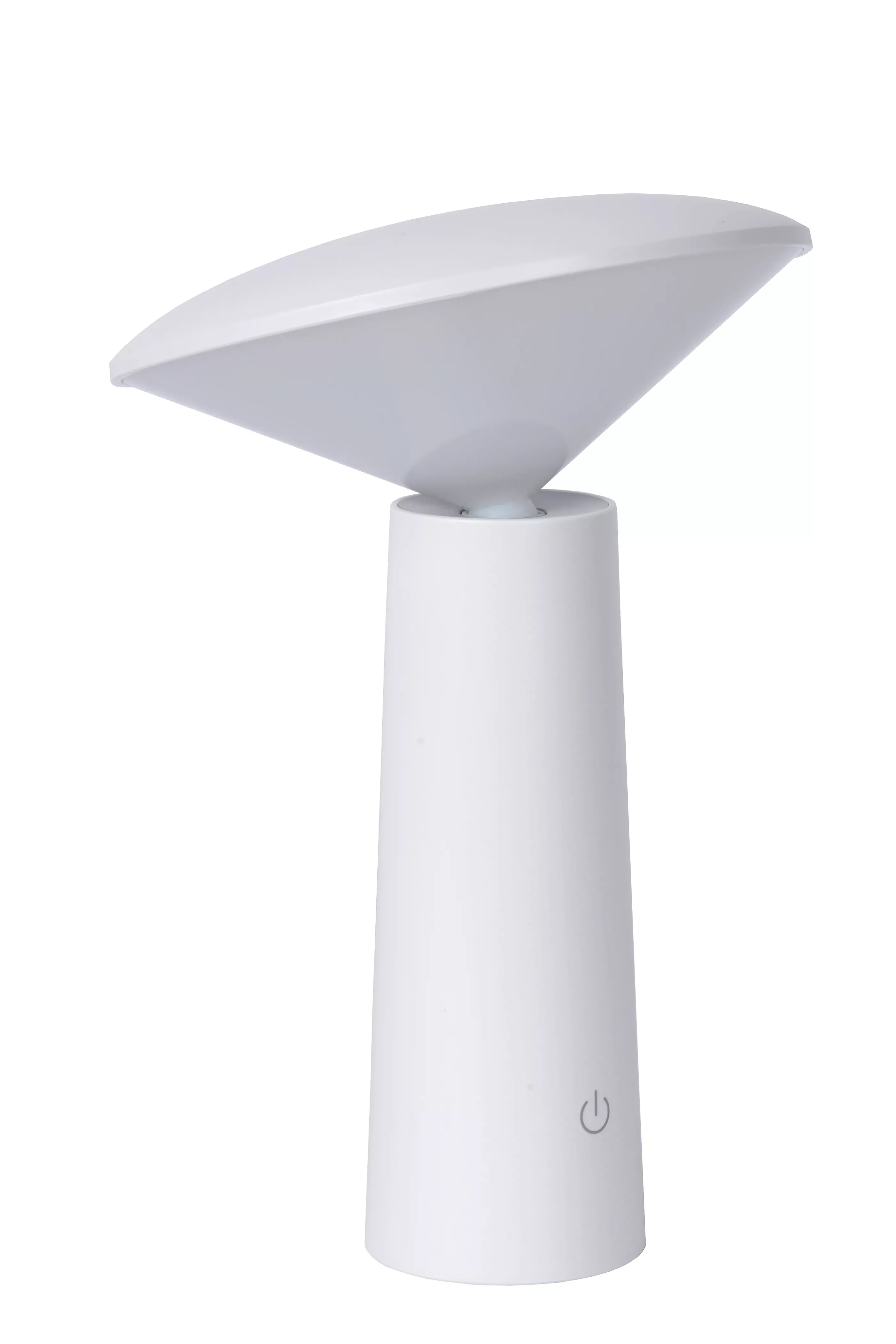 New JIVE - Oplaadbare Tafellamp Binnen/Buiten - Accu/Batterij - Ø 13,7 cm - LED Dimb. - CCT - 1x3W 2800K/6500K - IP44 - Wit Tafellampen Buiten