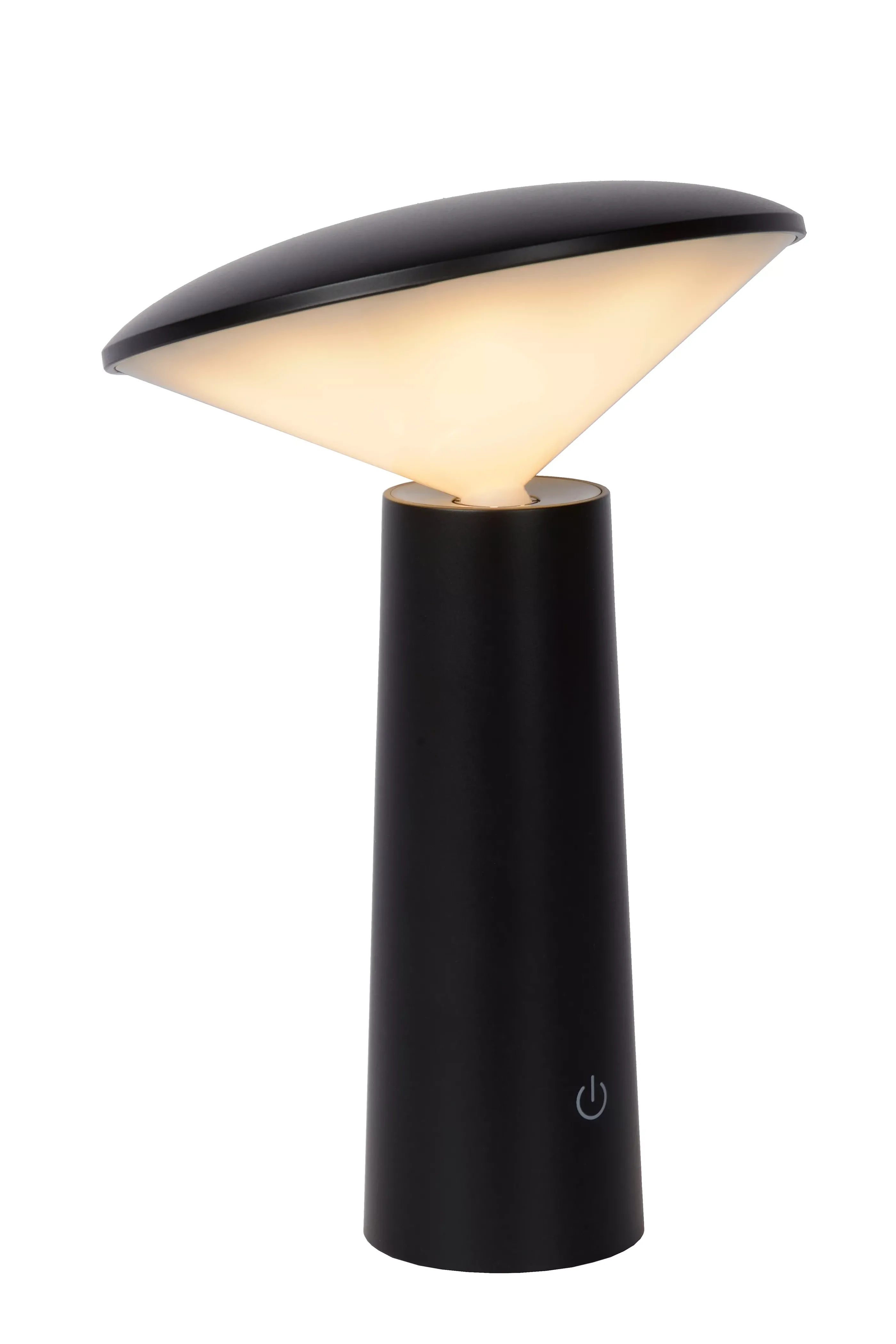 Fashion JIVE - Oplaadbare Tafellamp Binnen/Buiten - Accu/Batterij - Ø 13,7 cm - LED Dimb. - 1x3W 2800K/6500K - IP44 - Zwart Tafellampen Buiten