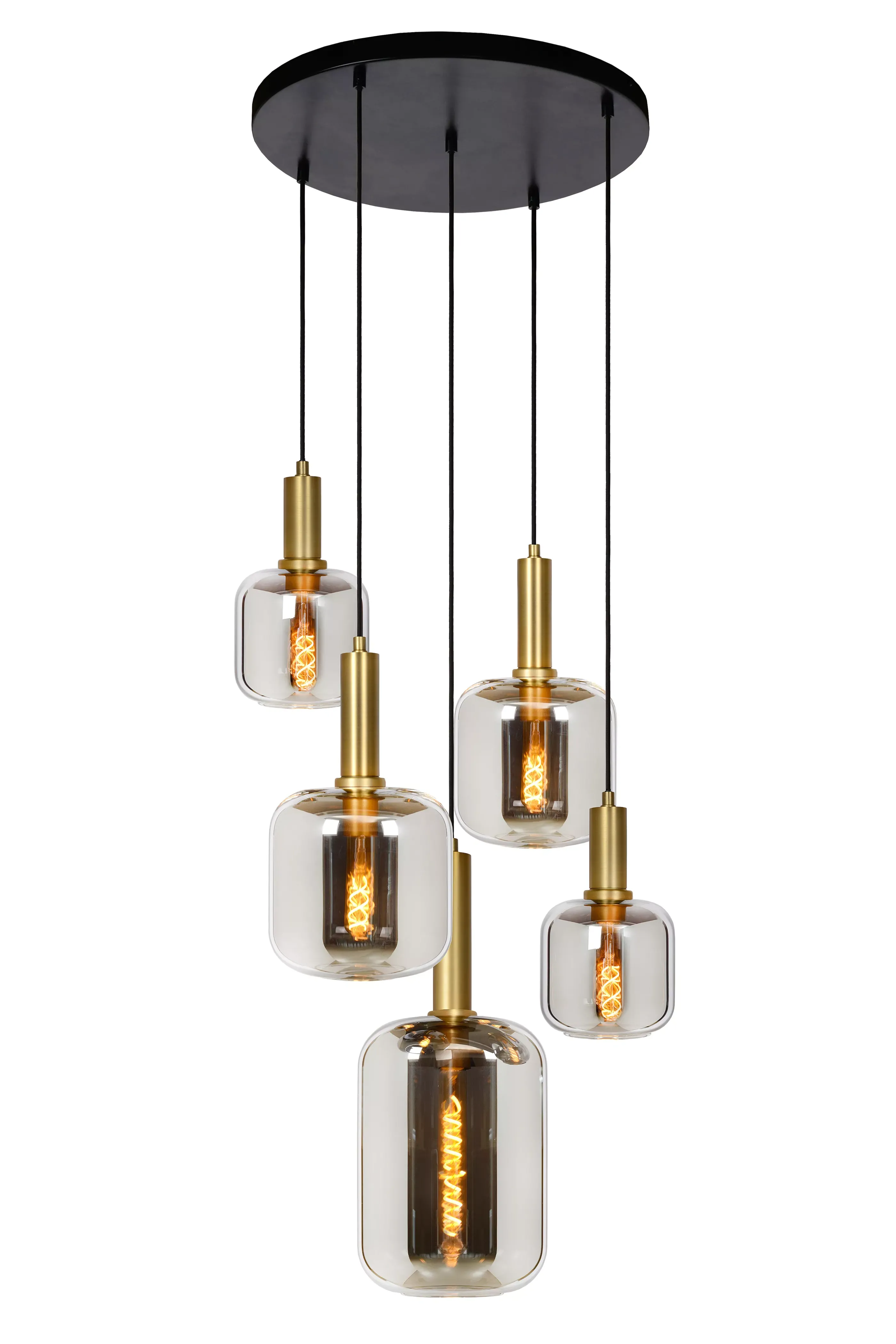 Shop JOANET - Hanglamp - Ø 66 cm - 5xE27 - Fumé Hanglampen