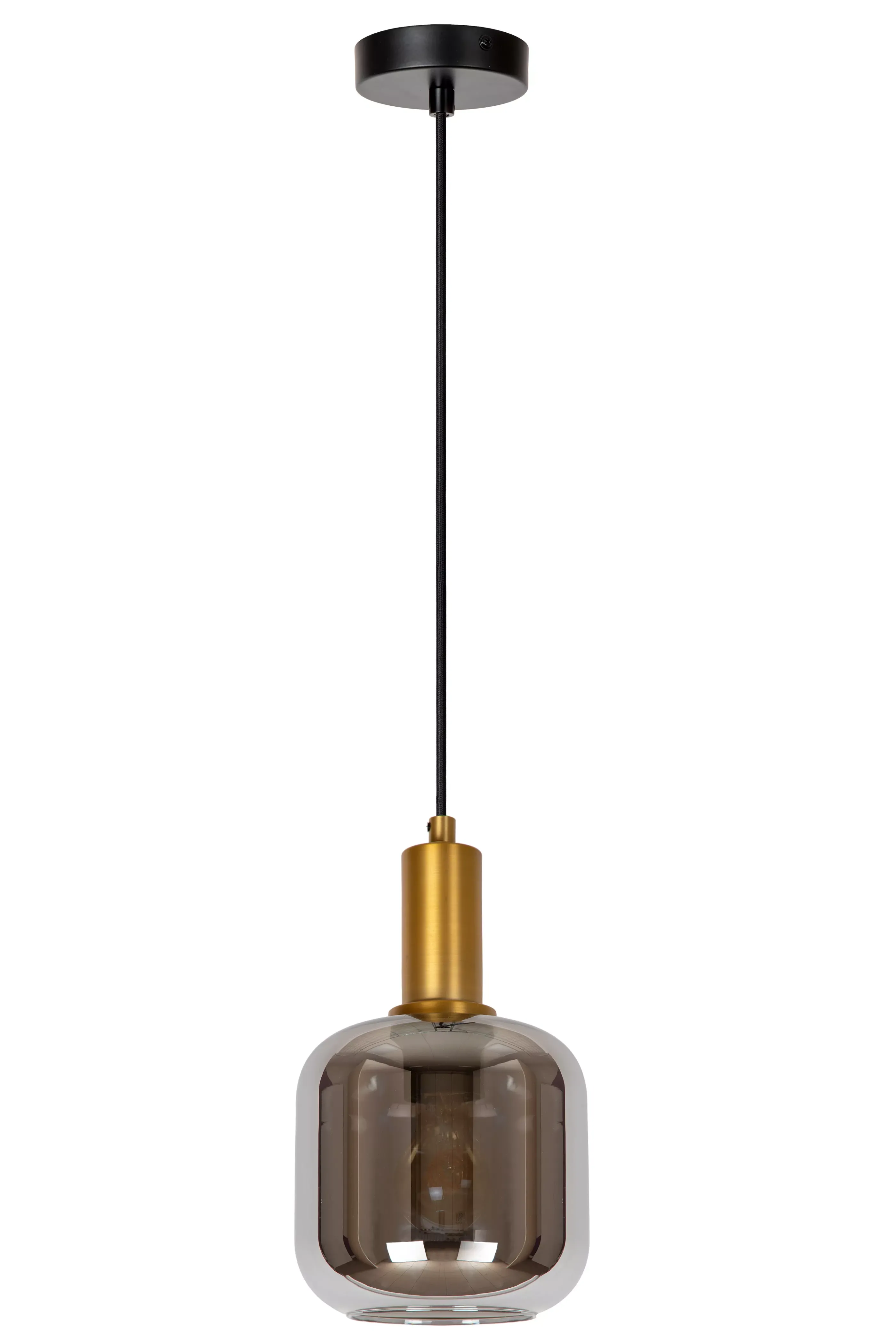 Online JOANET - Hanglamp - Ø 16 cm - 1xE27 - Fumé Hanglampen
