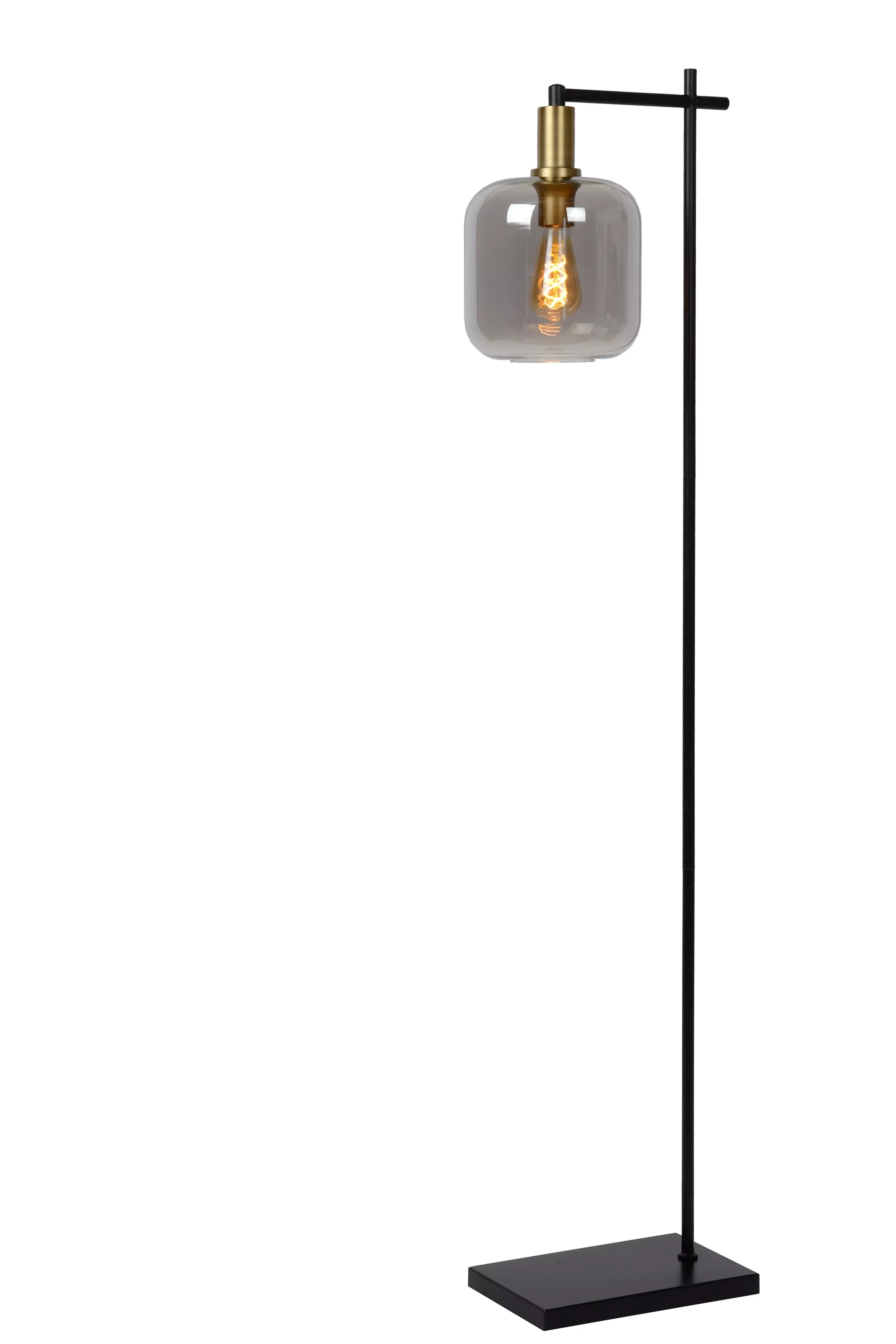 Store JOANET - Vloerlamp - 1xE27 - Fumé Staande Lampen