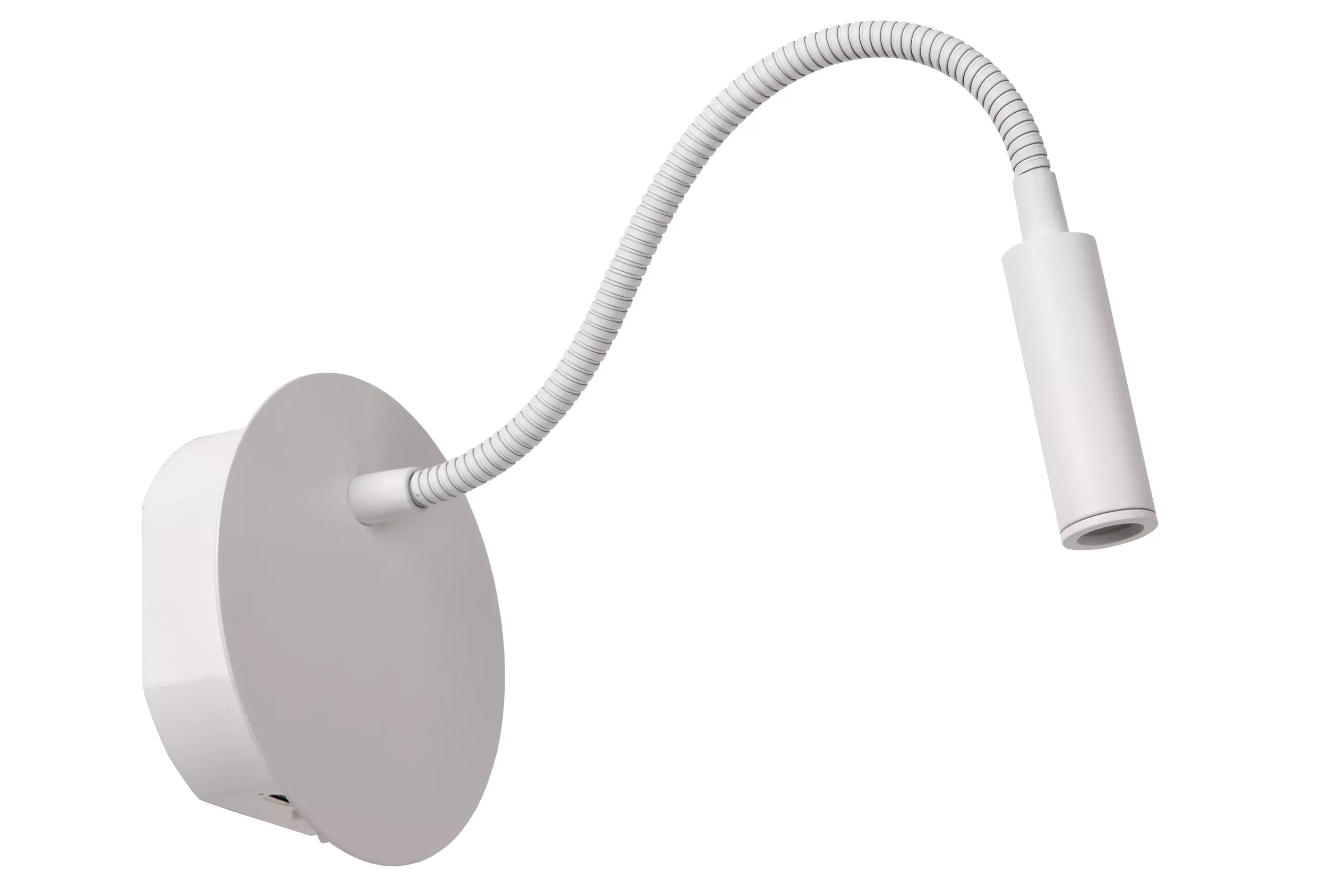 Flash Sale JOLIJN - Oplaadbare Bedlamp / Wandlamp - Accu/Batterij - Ø 11 cm - LED - 1x2W 3000K - Magnetisch - Wit Wandverlichting