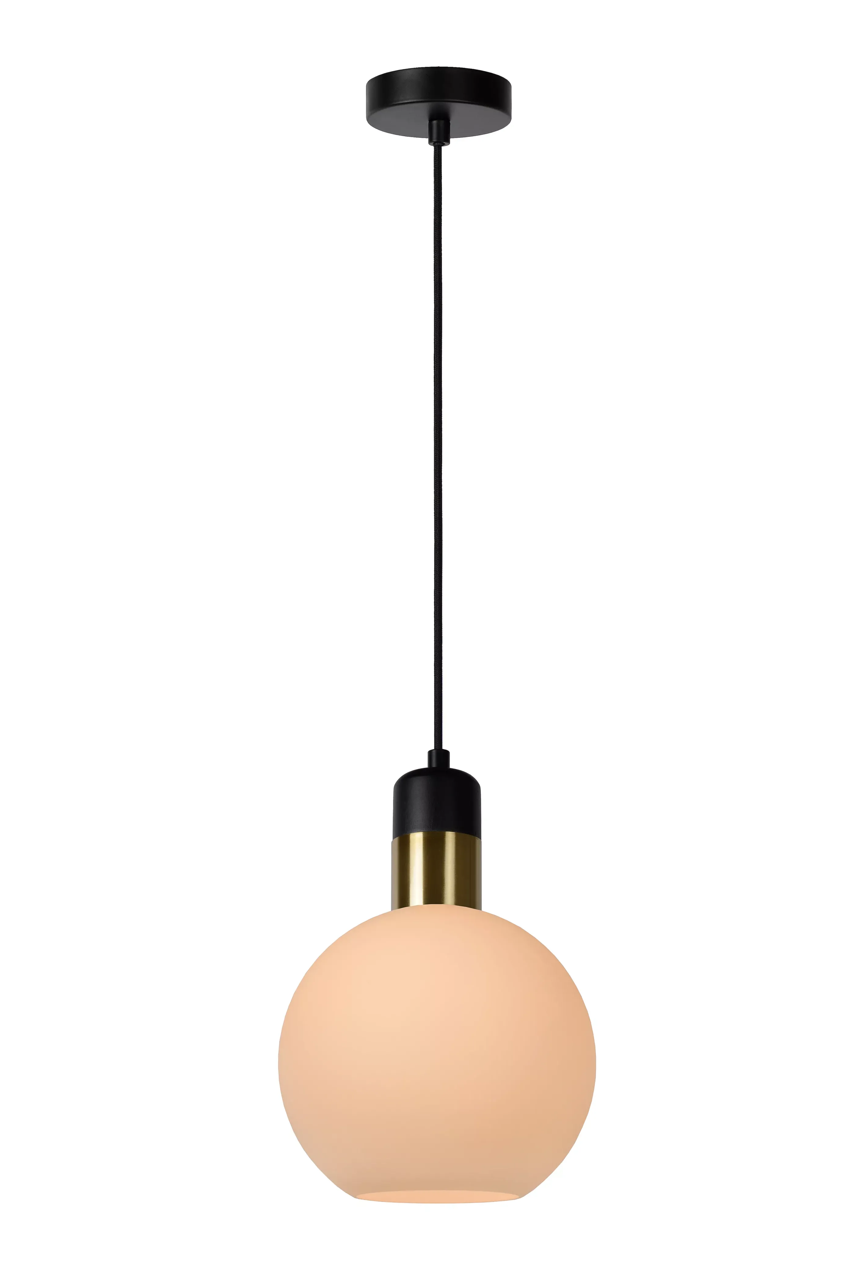 Online JULIUS - Hanglamp - Ø 20 cm - 1xE27 - Opaal Hanglampen