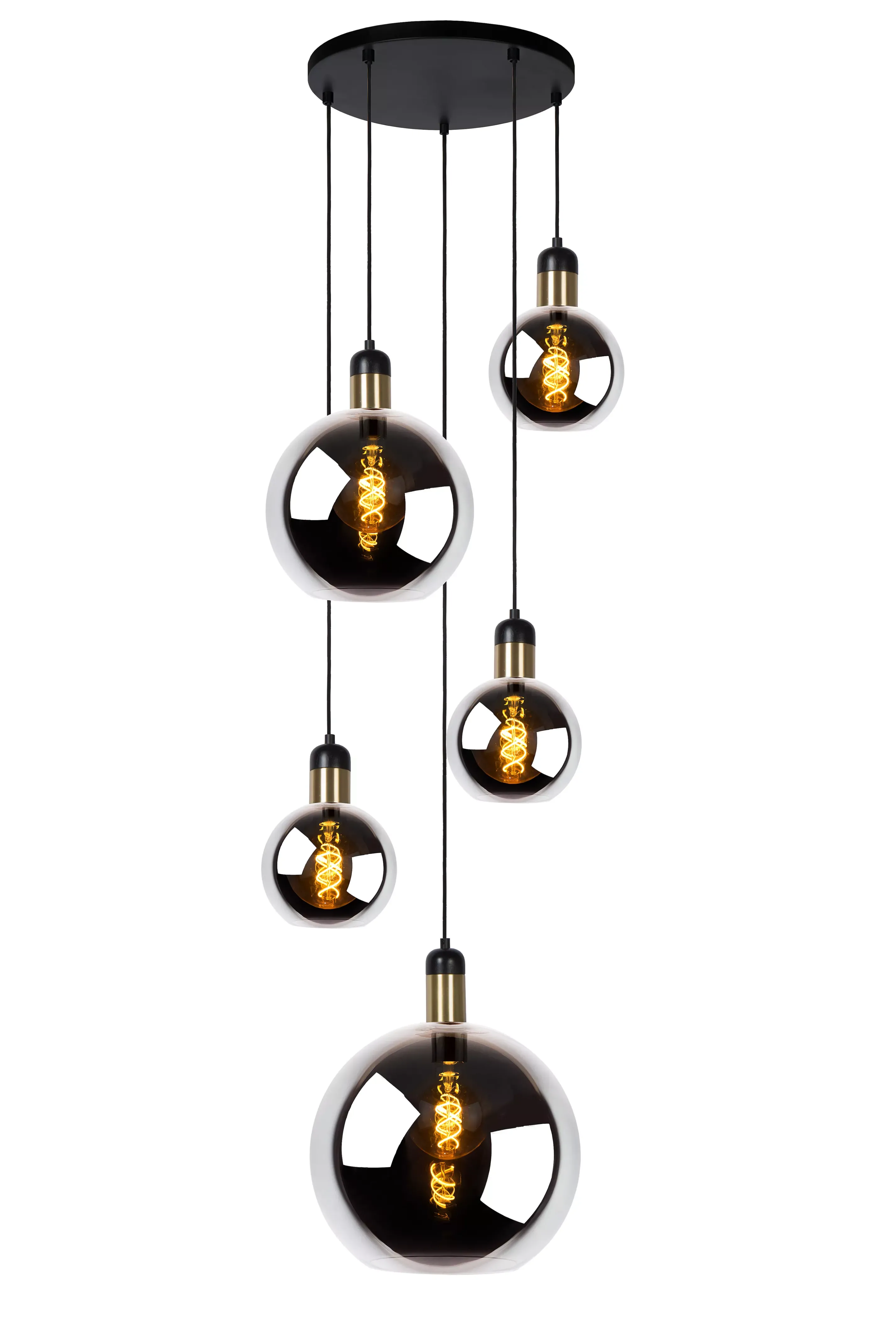 New JULIUS - Hanglamp - 5xE27 - Fumé Hanglampen