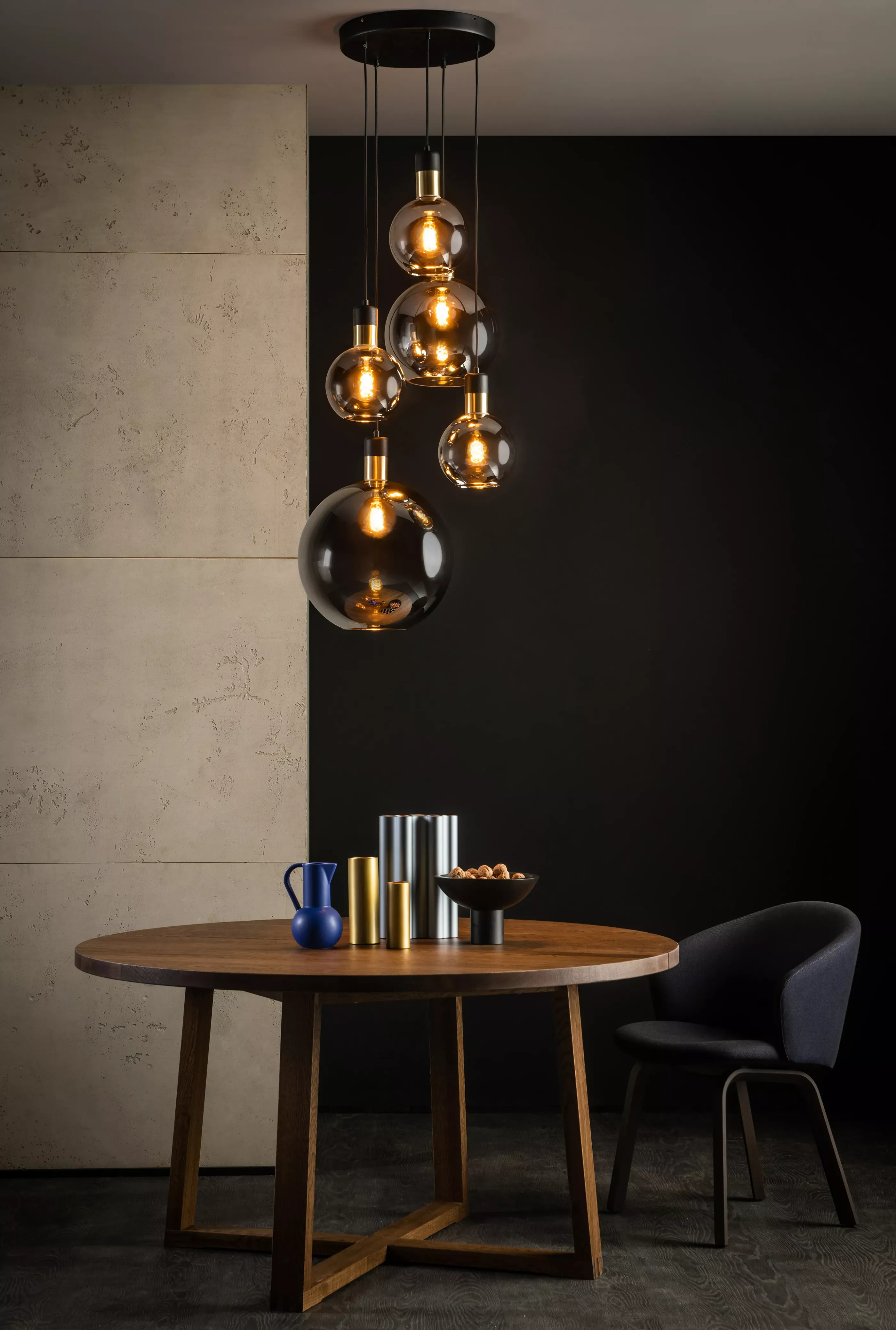 New JULIUS - Hanglamp - 5xE27 - Fumé Hanglampen