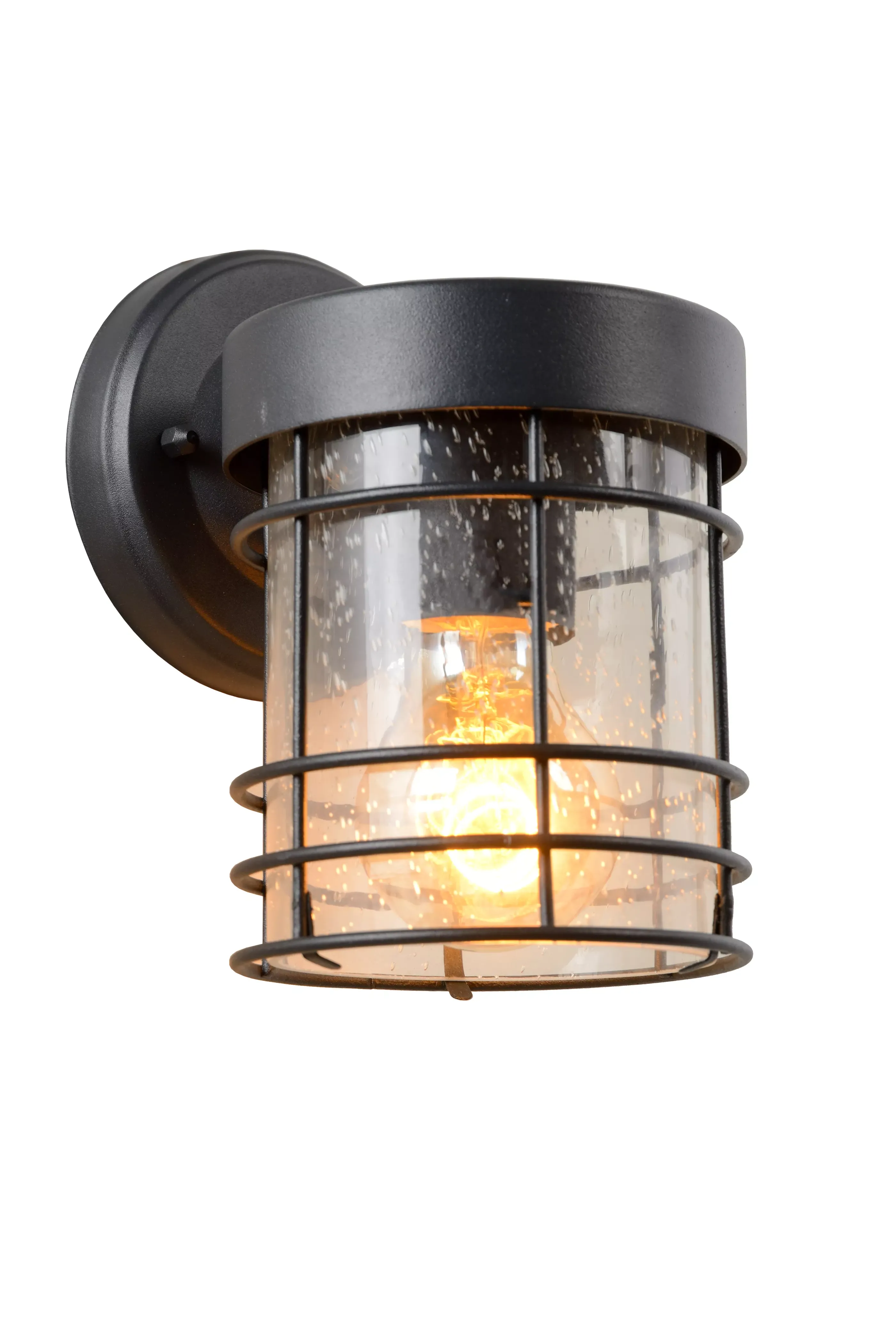 Flash Sale KEPPEL - Wandlamp Binnen/Buiten - 1xE27 - IP23 - Zwart Wandverlichting Buiten