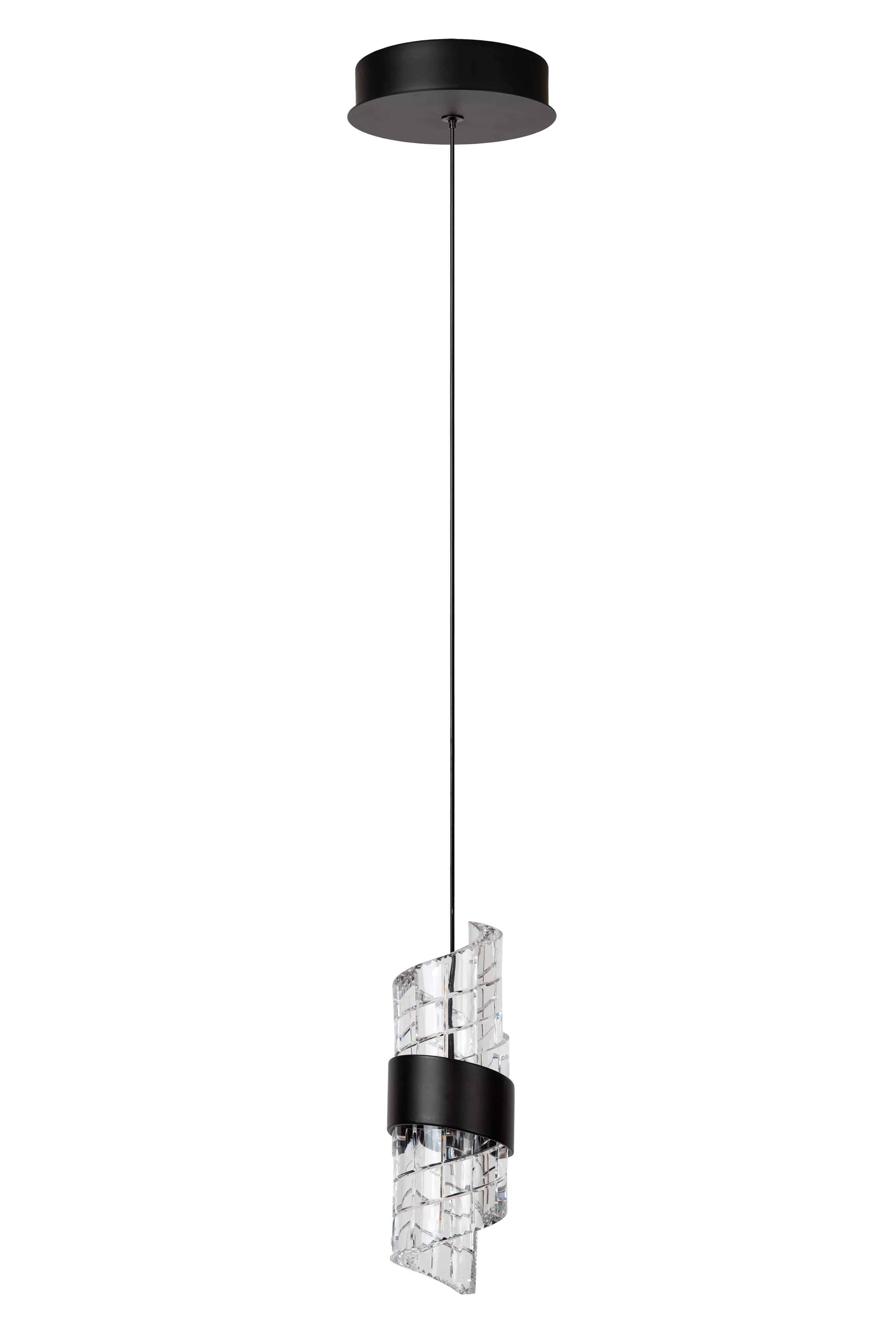 Online KLIGANDE - Hanglamp - Ø 13 cm - LED - 1x9W 2700K - Zwart Hanglampen