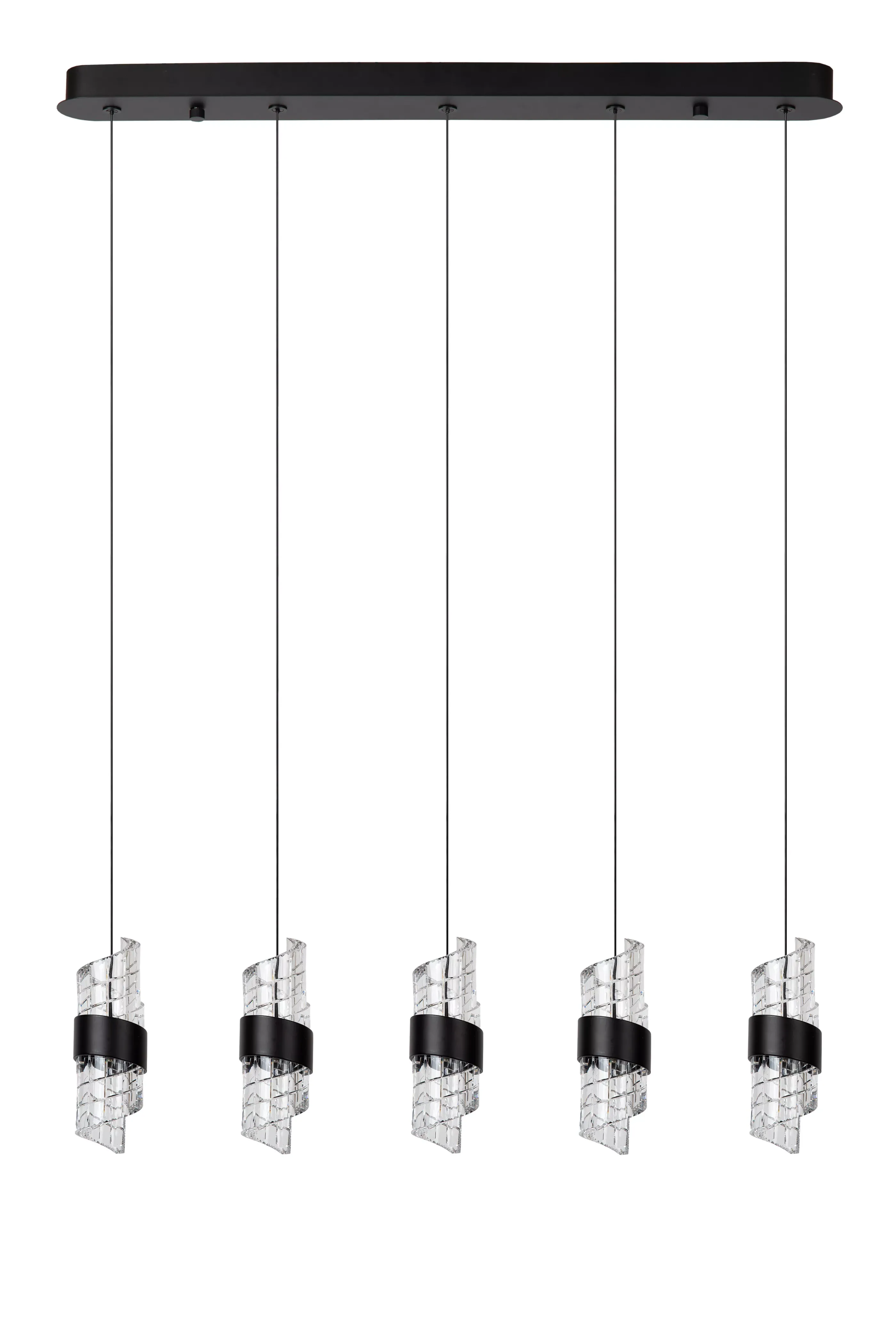 Store KLIGANDE - Hanglamp - LED Dimb. - 5x7,8W 2700K - Zwart Hanglampen
