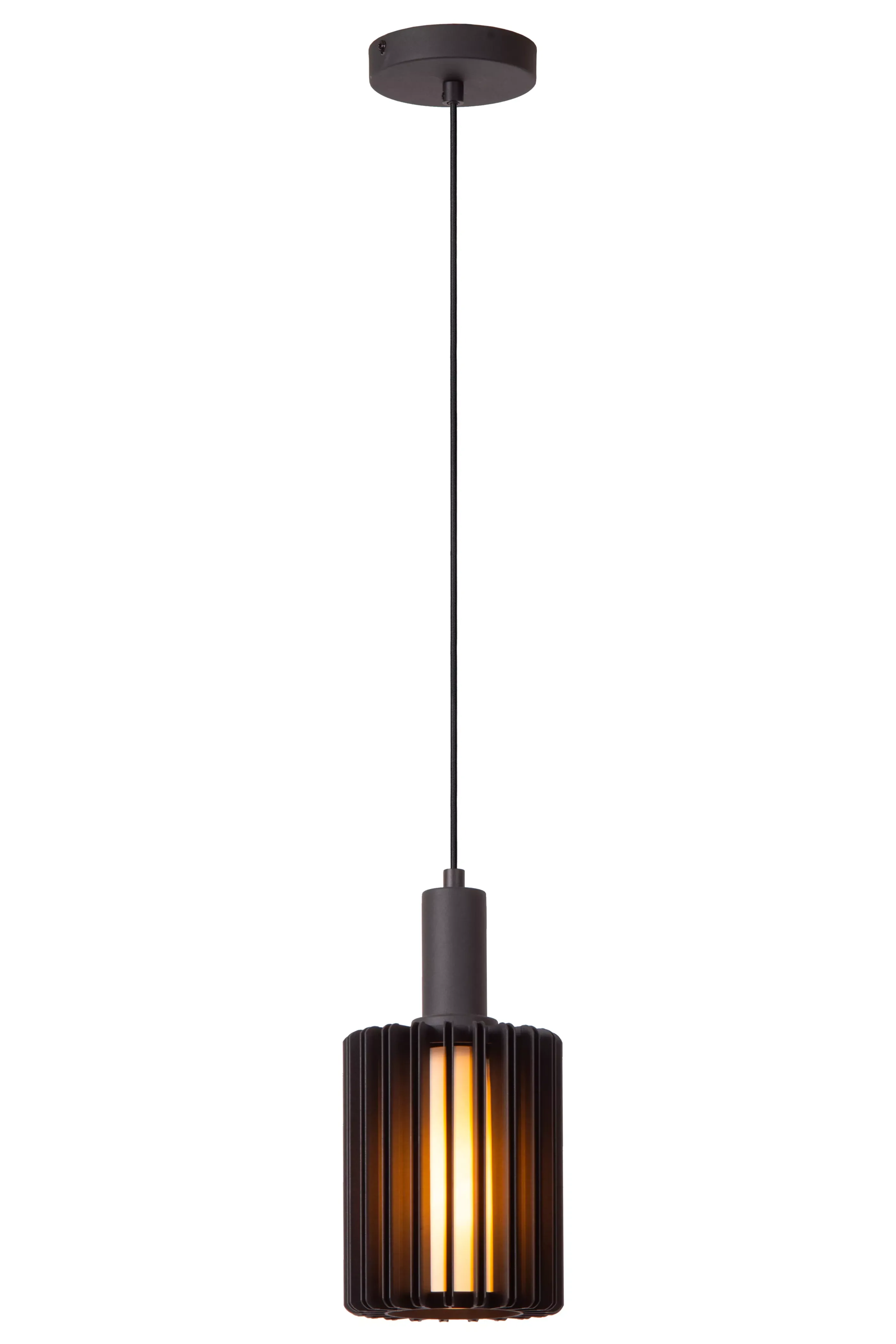 New LAMBRES - Hanglamp - Ø 15 cm - 1xE27 - Zwart Hanglampen