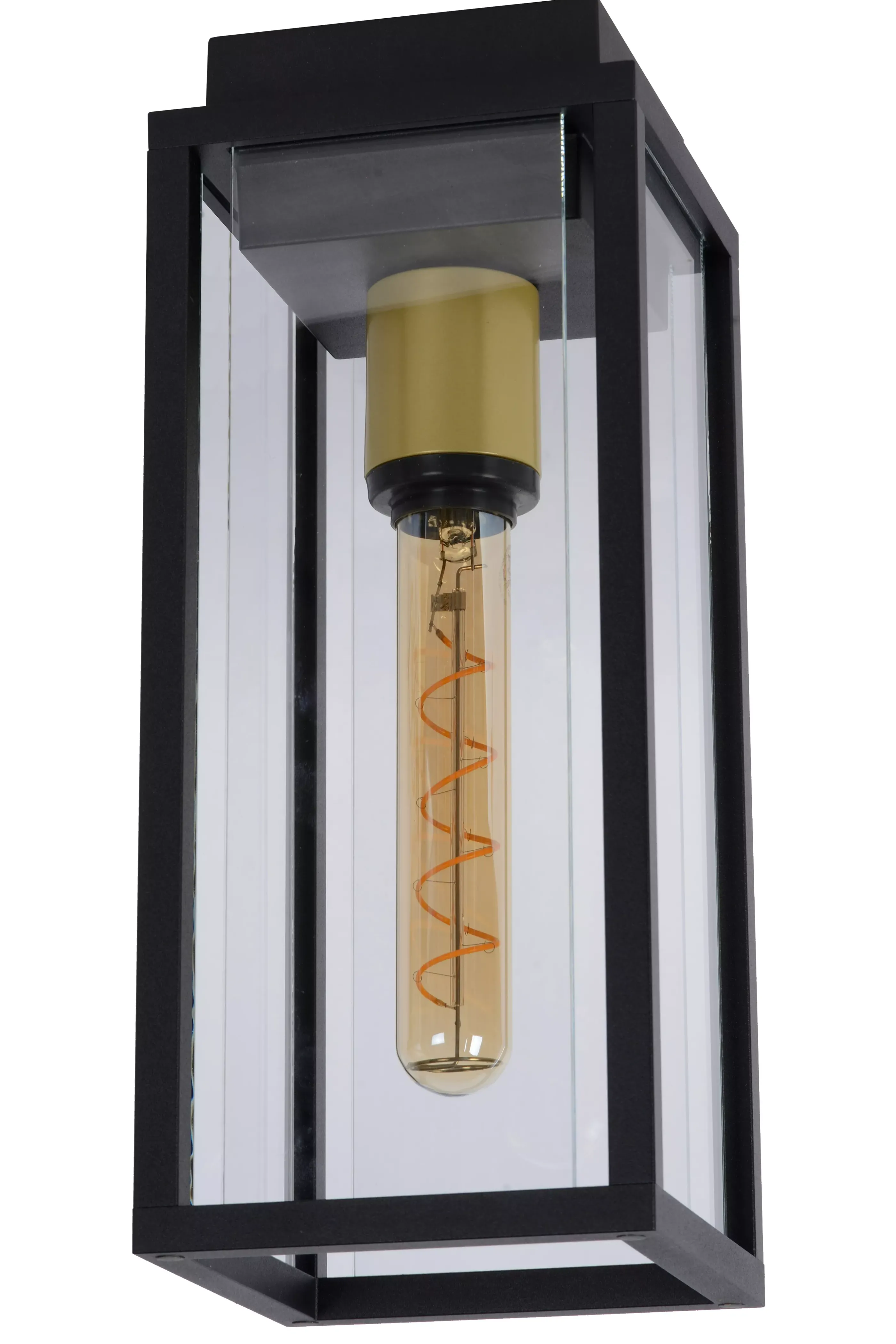Discount LAURENS - Plafonnière Binnen/Buiten - 1xE27 - IP54 - Zwart Plafondlampen Buiten