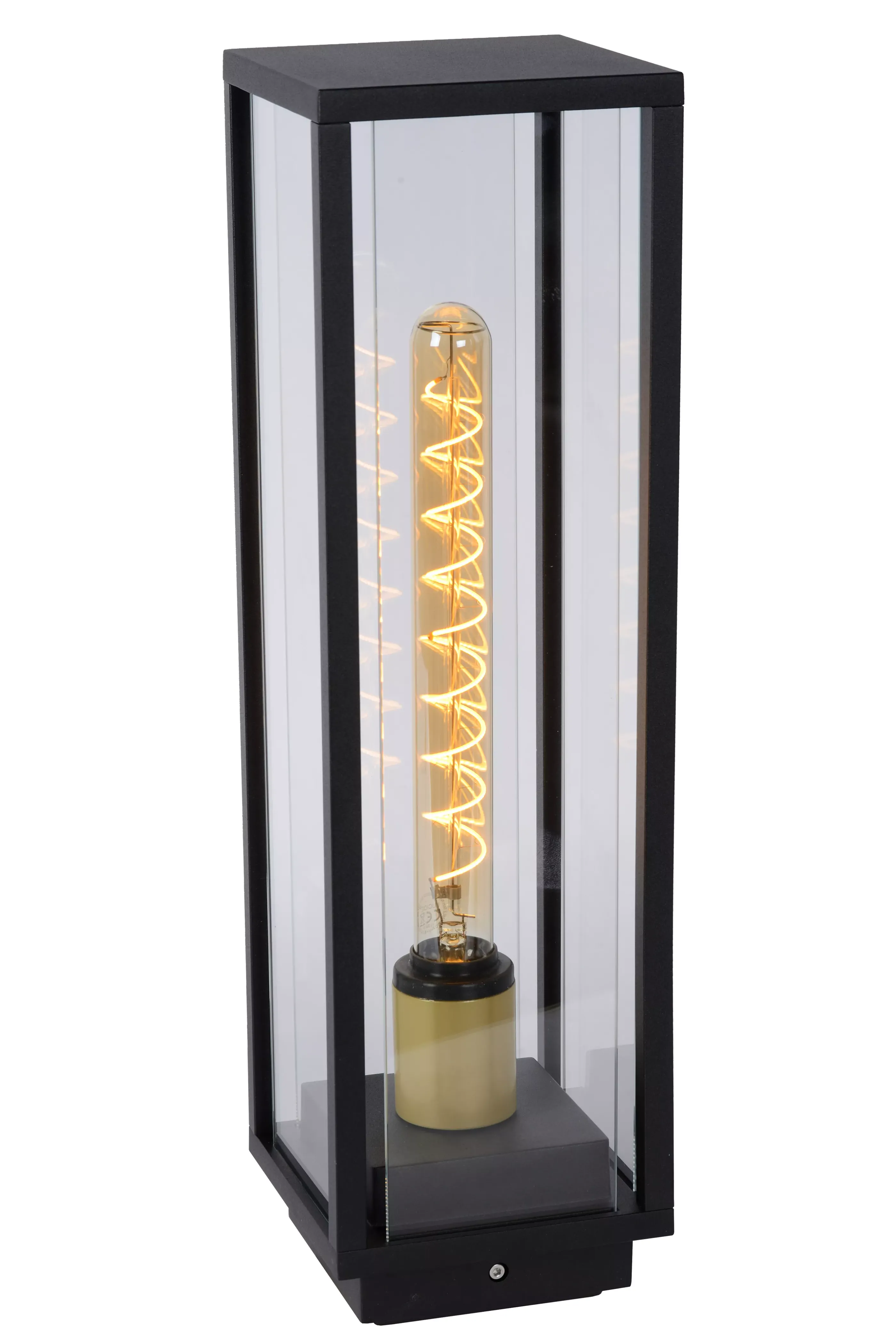 Cheap LAURENS - Sokkellamp - 1xE27 - IP54 - Zwart Sokkellampen