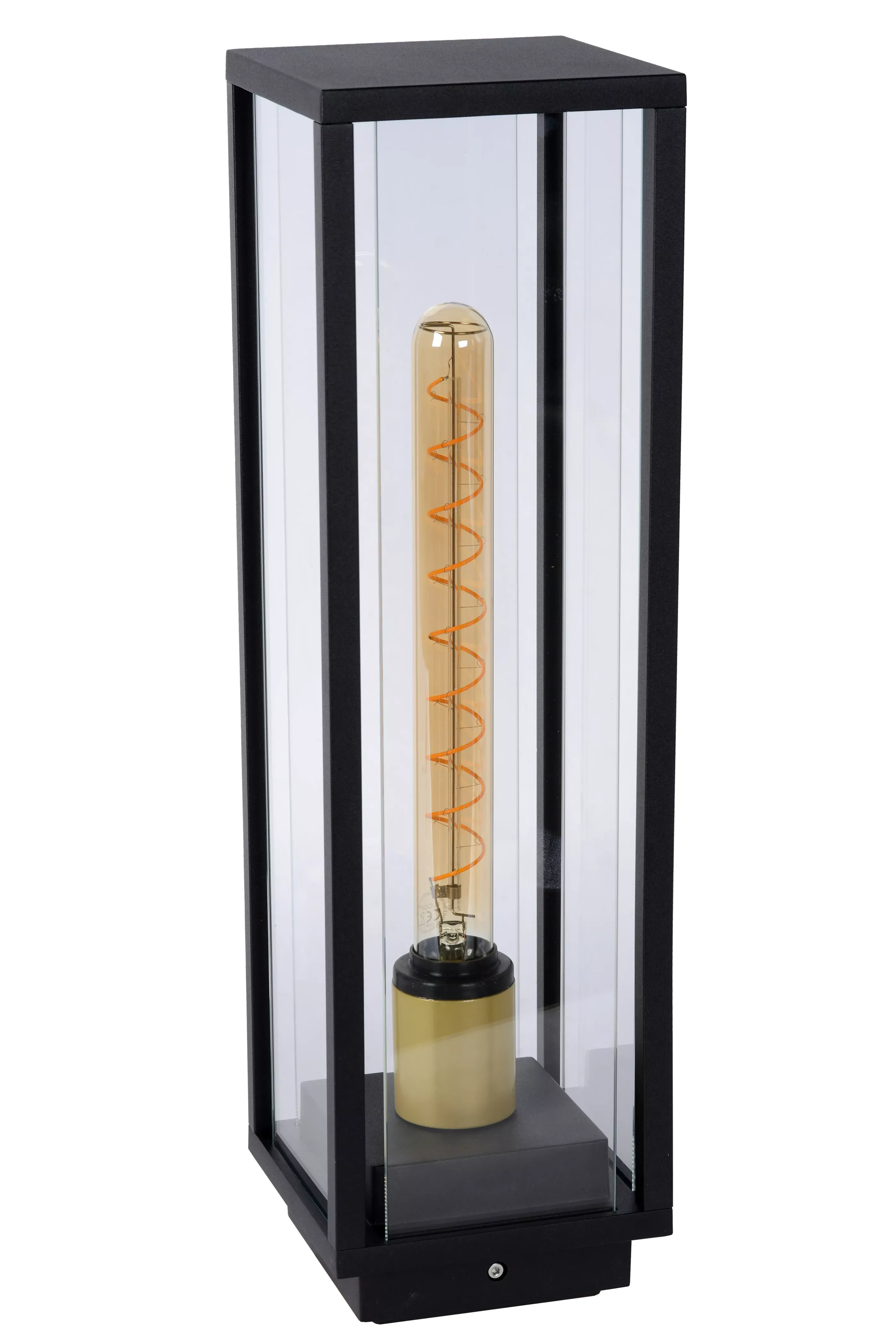 Cheap LAURENS - Sokkellamp - 1xE27 - IP54 - Zwart Sokkellampen