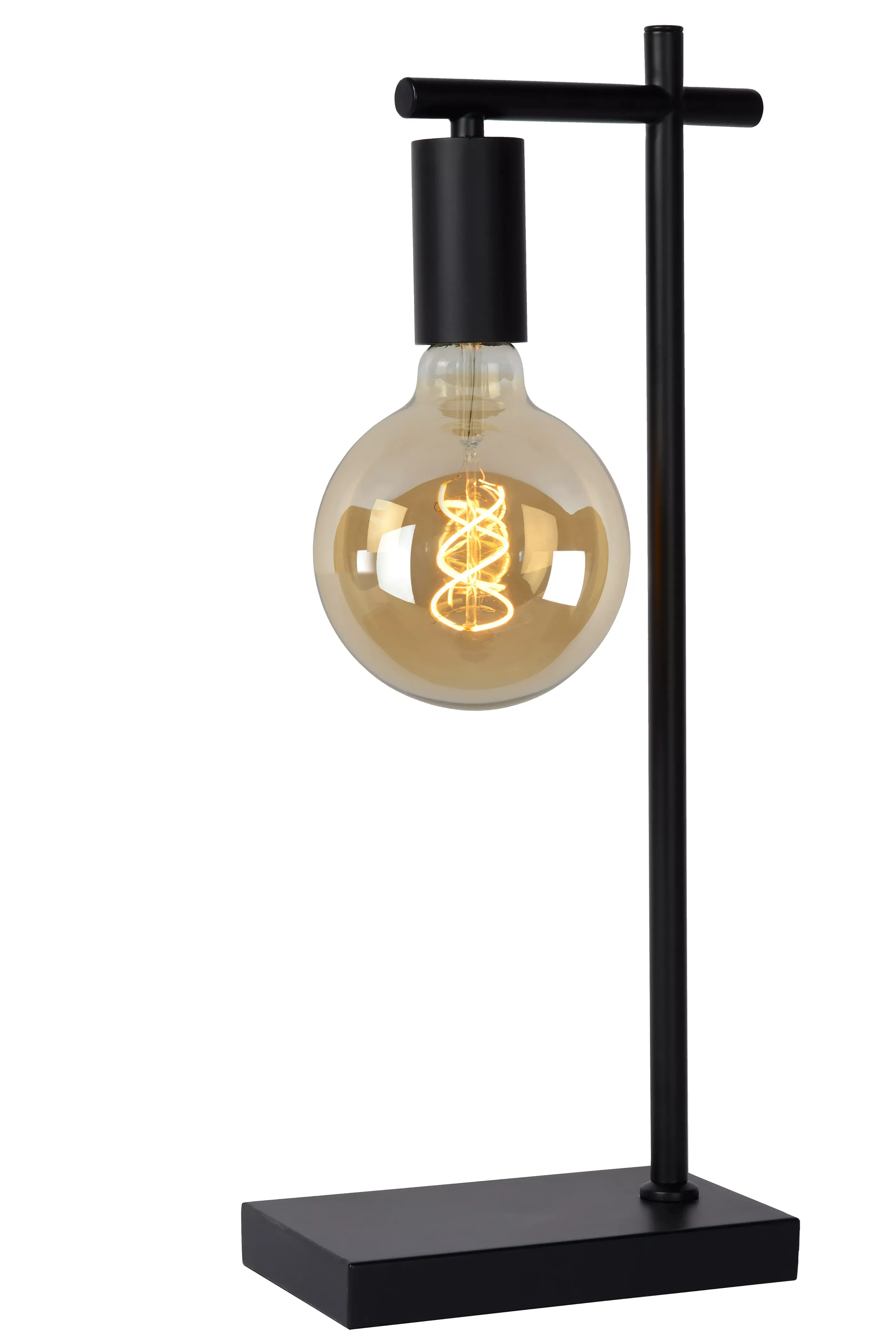Outlet LEANNE - Tafellamp - 1xE27 - Zwart Tafellampen
