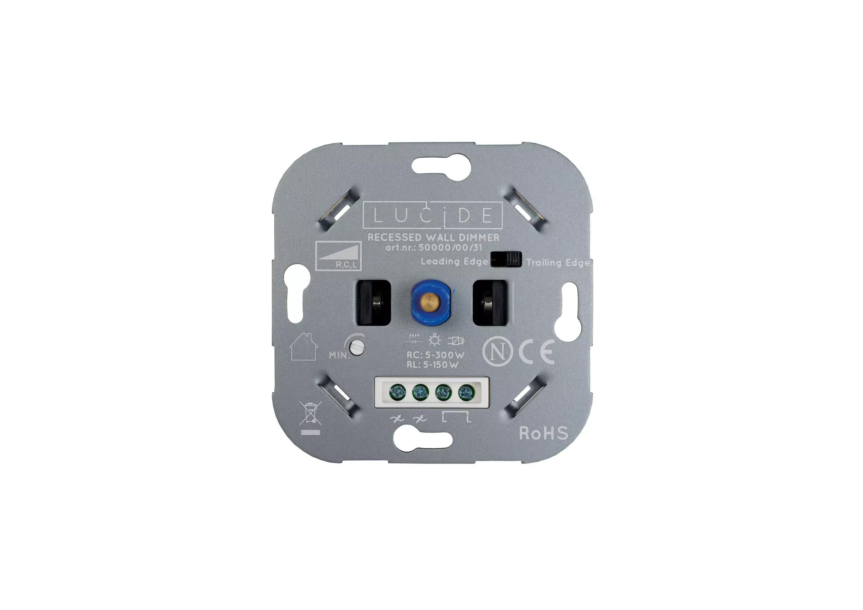 Clearance LED dimmer Fase aansnijding RL 5-150W /Fase afsnijding RC 5-300W Wit Dimmers