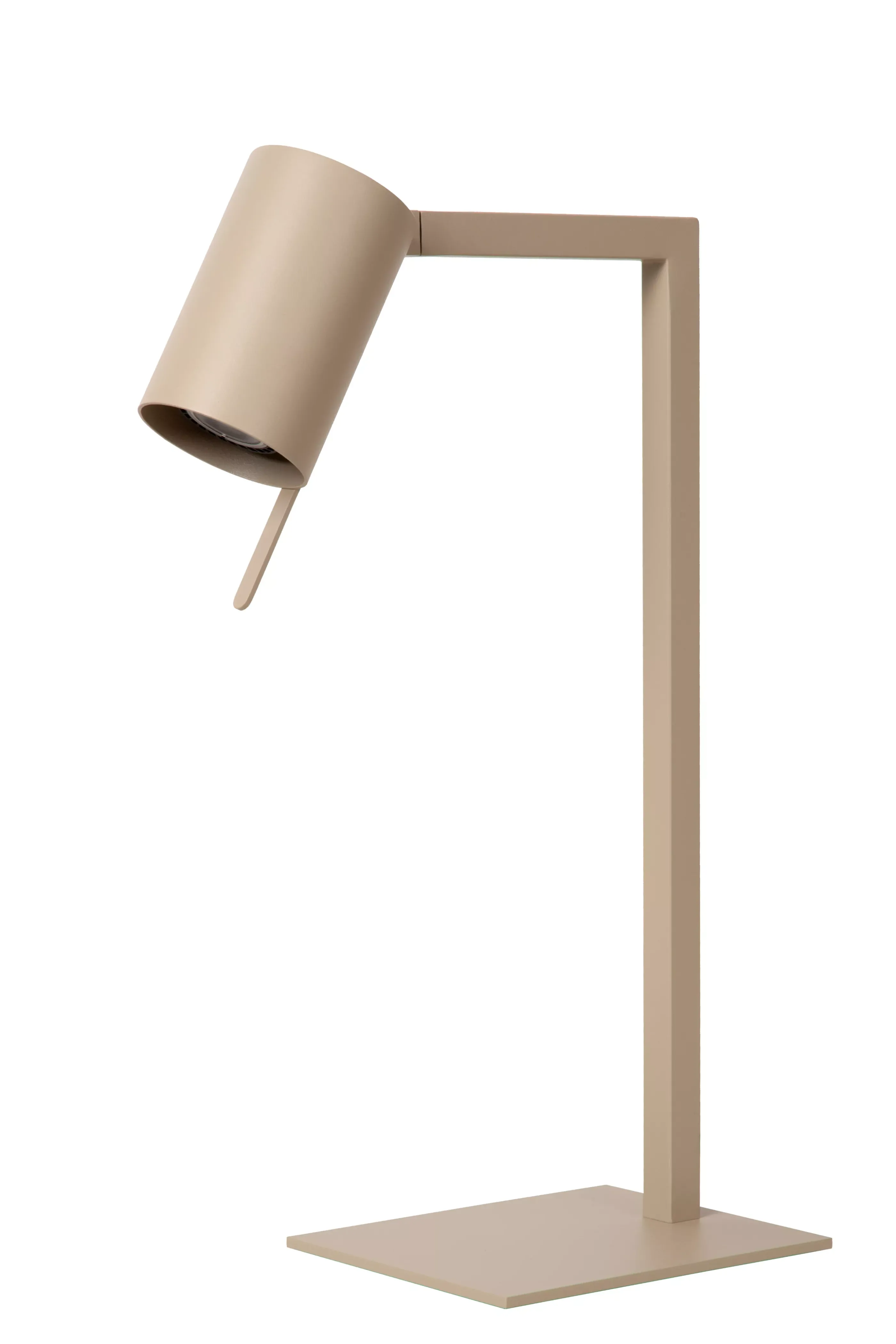 Online LESLEY - Bureaulamp - 1xGU10 - Taupe Bureaulampen