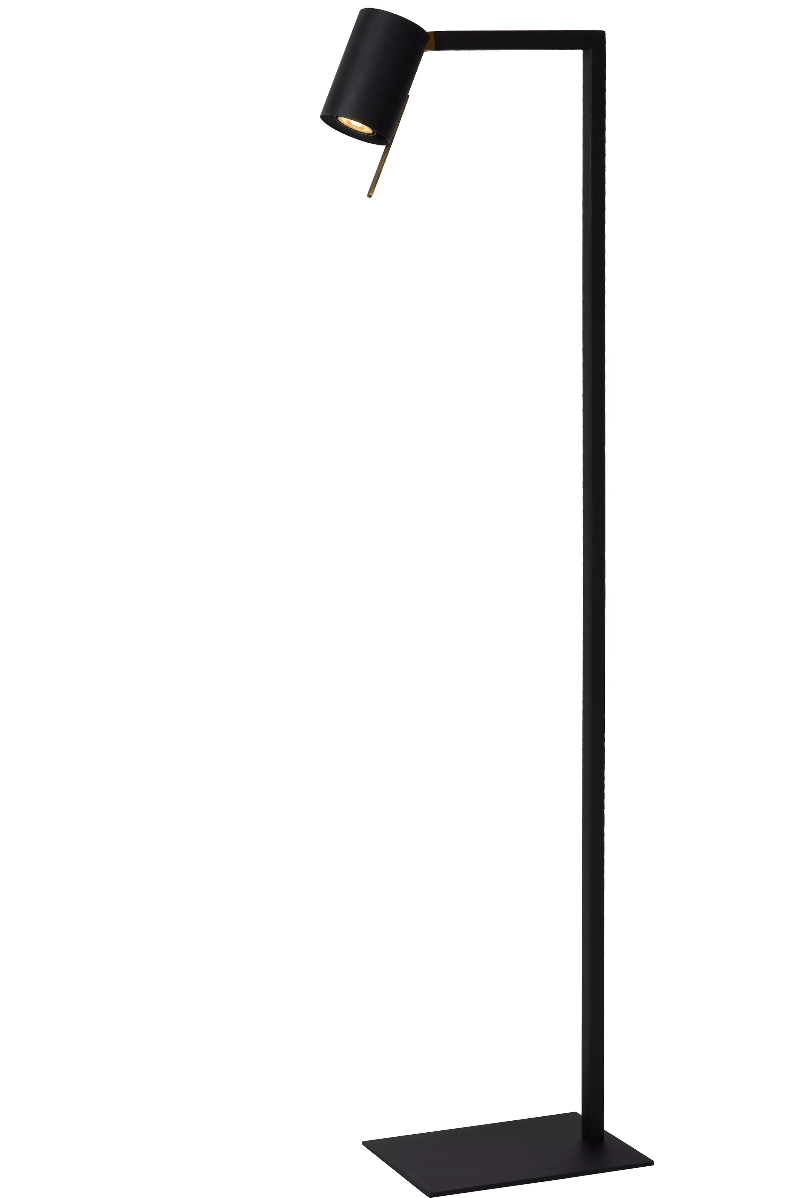 Fashion LESLEY - Leeslamp - 1xGU10 - Zwart Staande Lampen