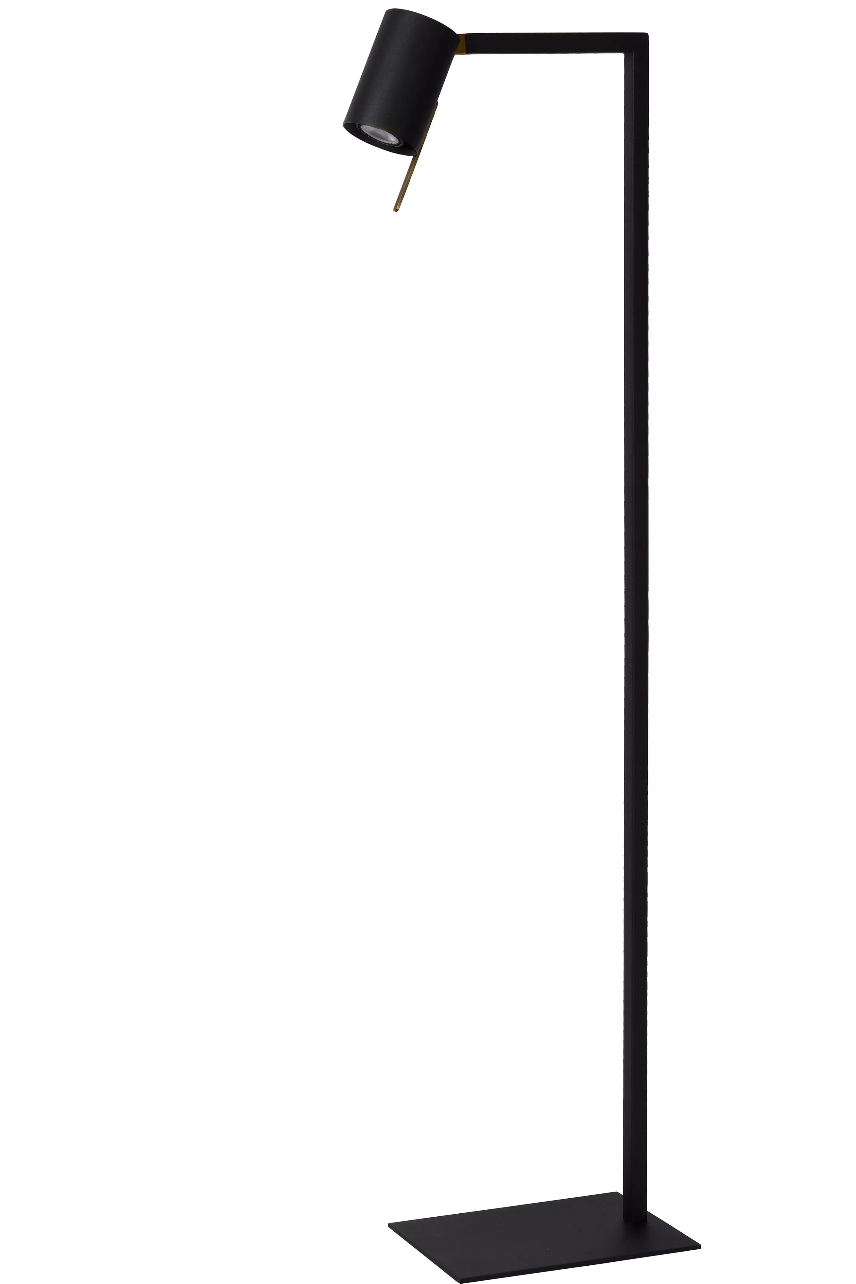 Fashion LESLEY - Leeslamp - 1xGU10 - Zwart Staande Lampen