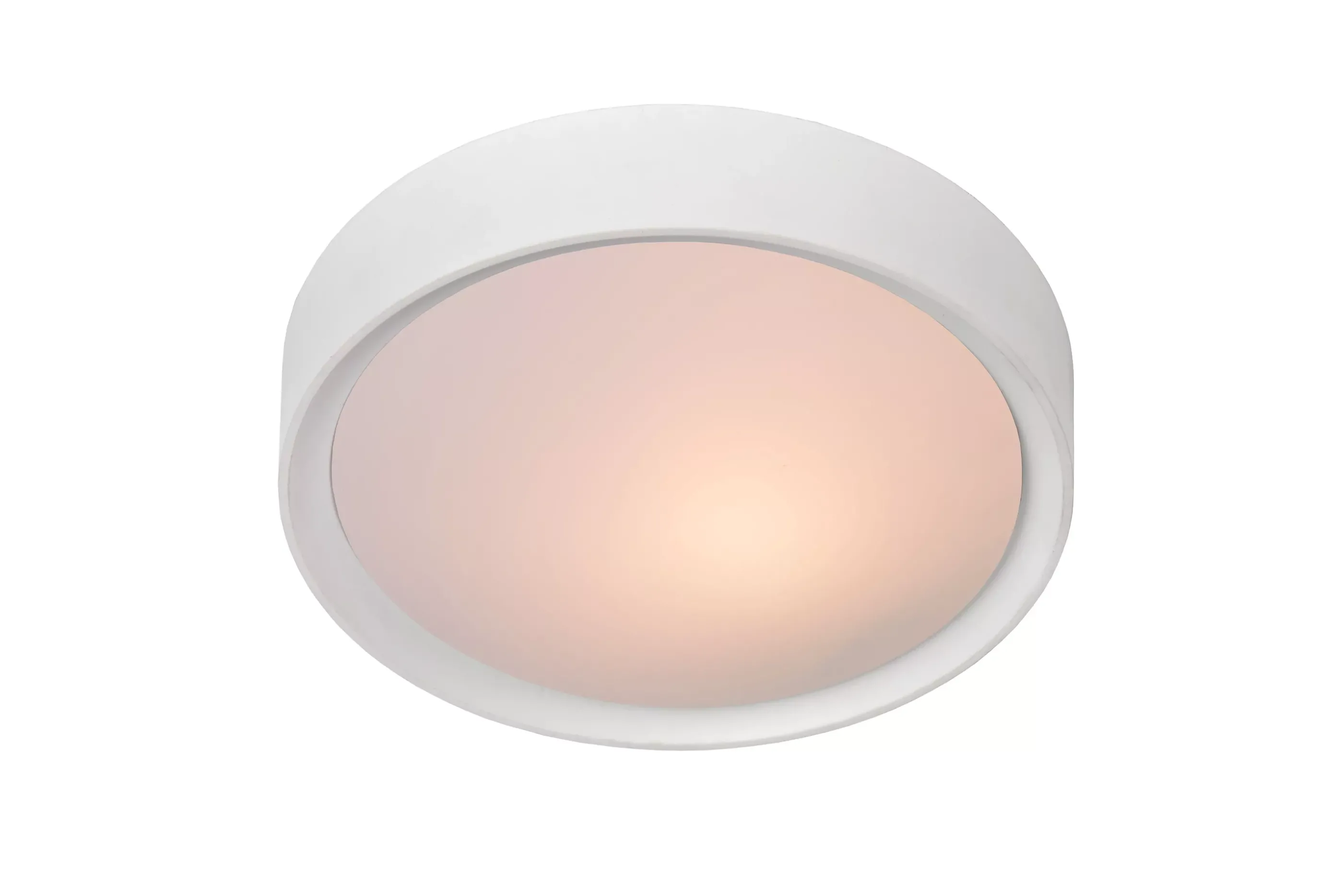 Best Sale LEX - Plafonnière - Ø 25 cm - 1xE27 - Wit Plafondlampen