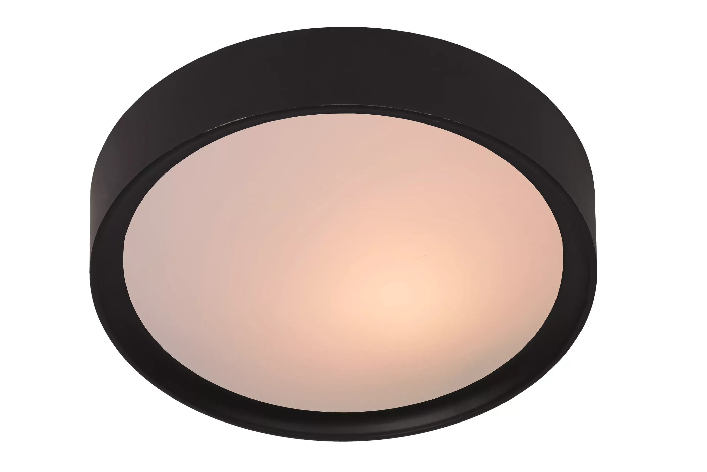 Fashion LEX - Plafonnière - Ø 33 cm - 2xE27 - Zwart Plafondlampen