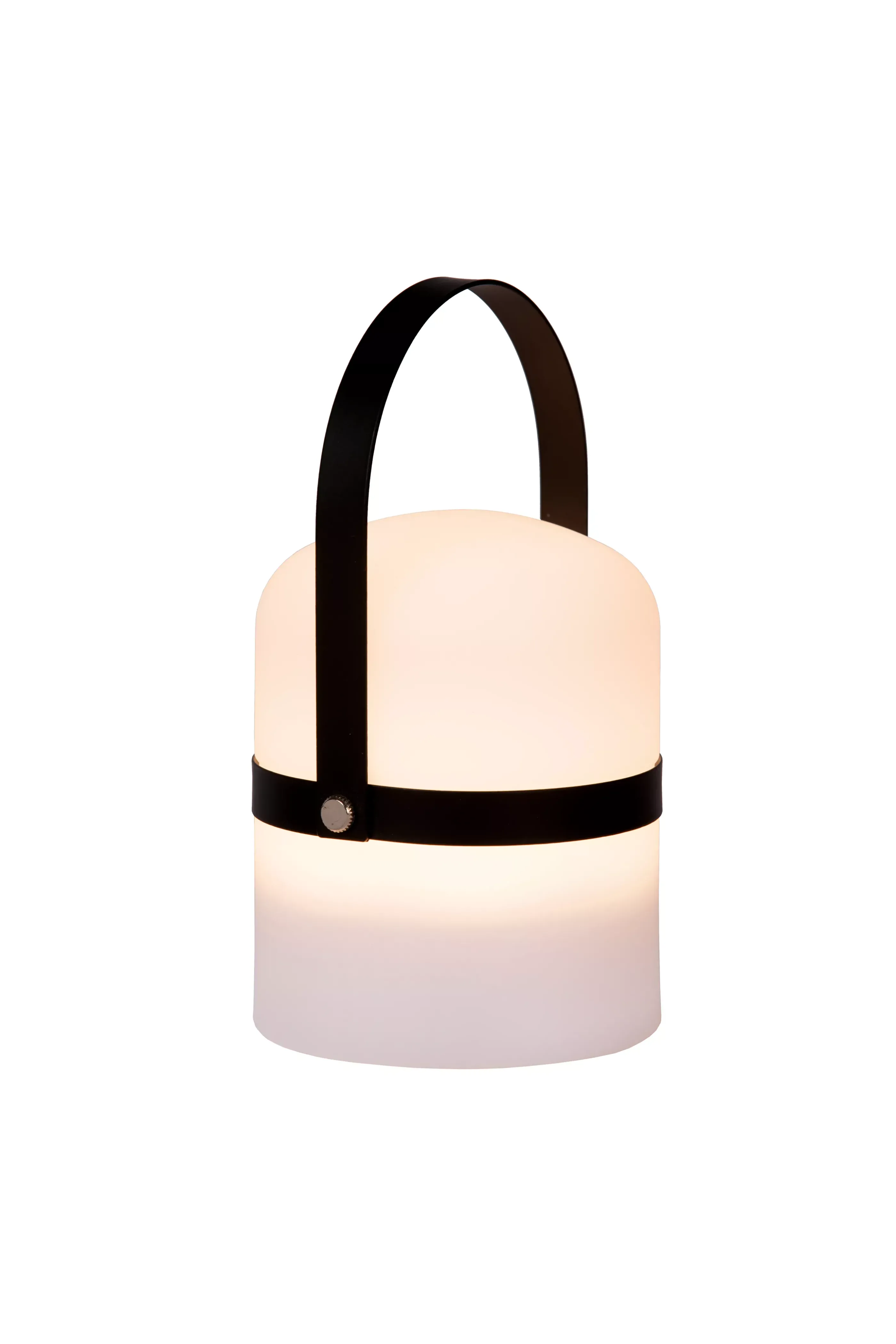 Hot LITTLE JOE - Oplaadbare Tafellamp Binnen/Buiten - Accu/Batterij - Ø 10 cm - LED Dim to warm - 1x0,3W 2800K/3200K - IP44 - Zwart Tafellampen Buiten
