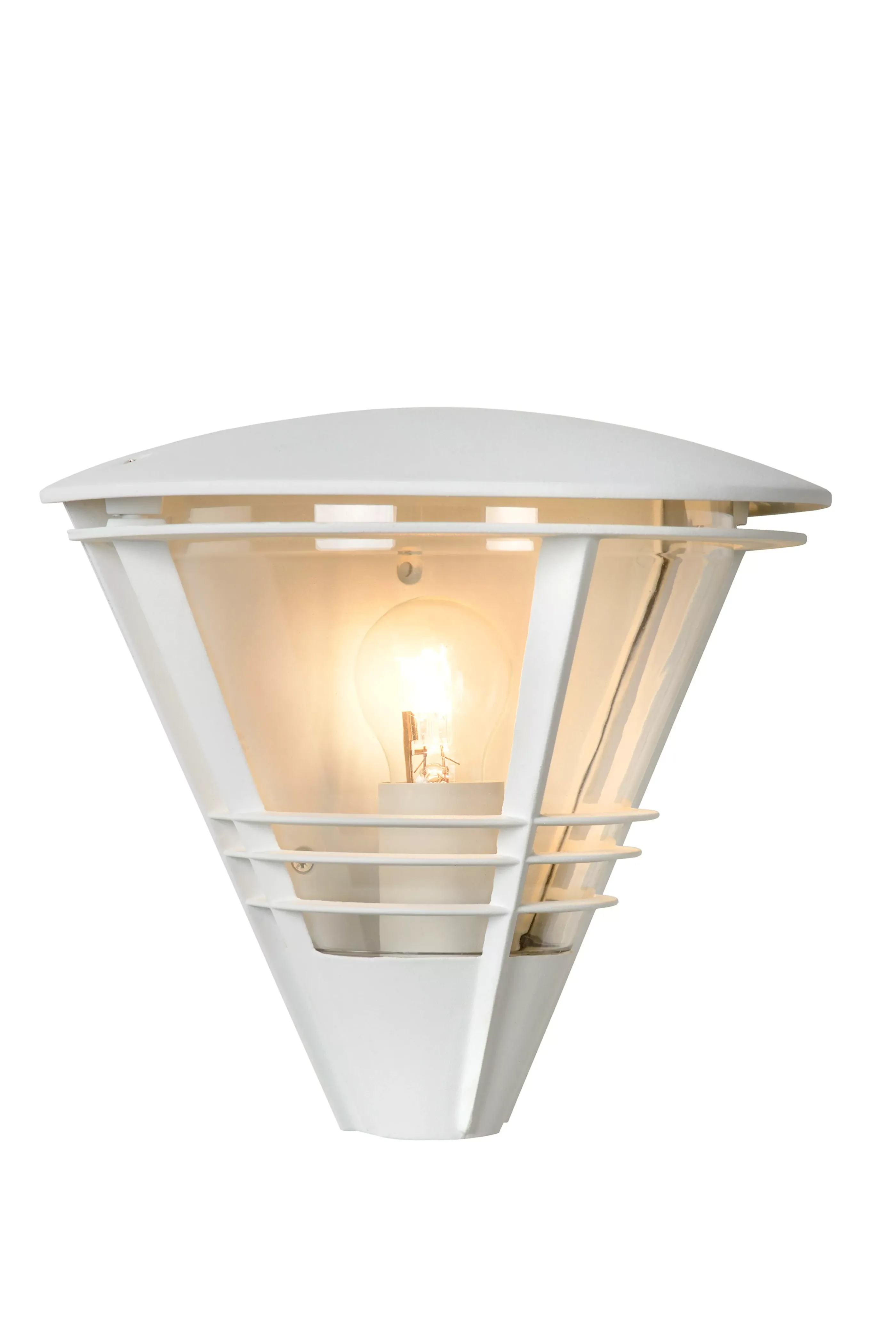 Discount LIVIA - Wandlamp Binnen/Buiten - 1xE27 - IP44 - Wit Wandverlichting Buiten