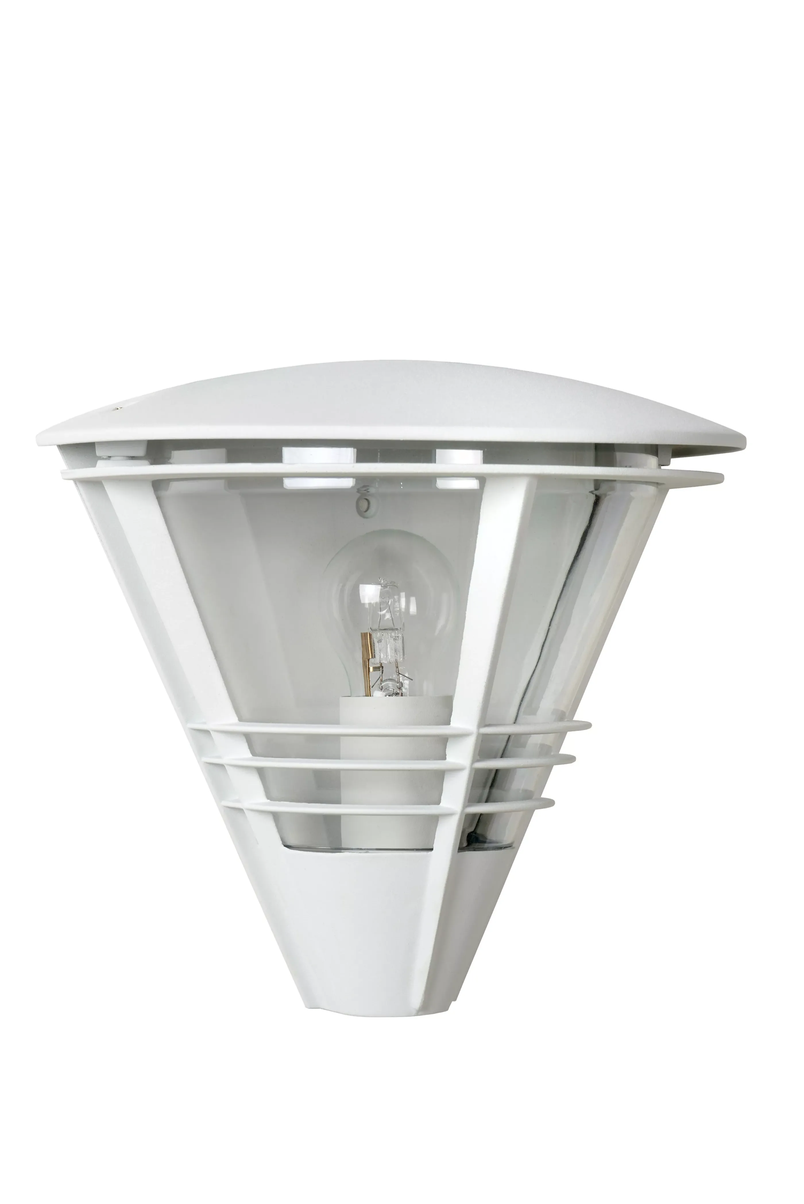 Discount LIVIA - Wandlamp Binnen/Buiten - 1xE27 - IP44 - Wit Wandverlichting Buiten
