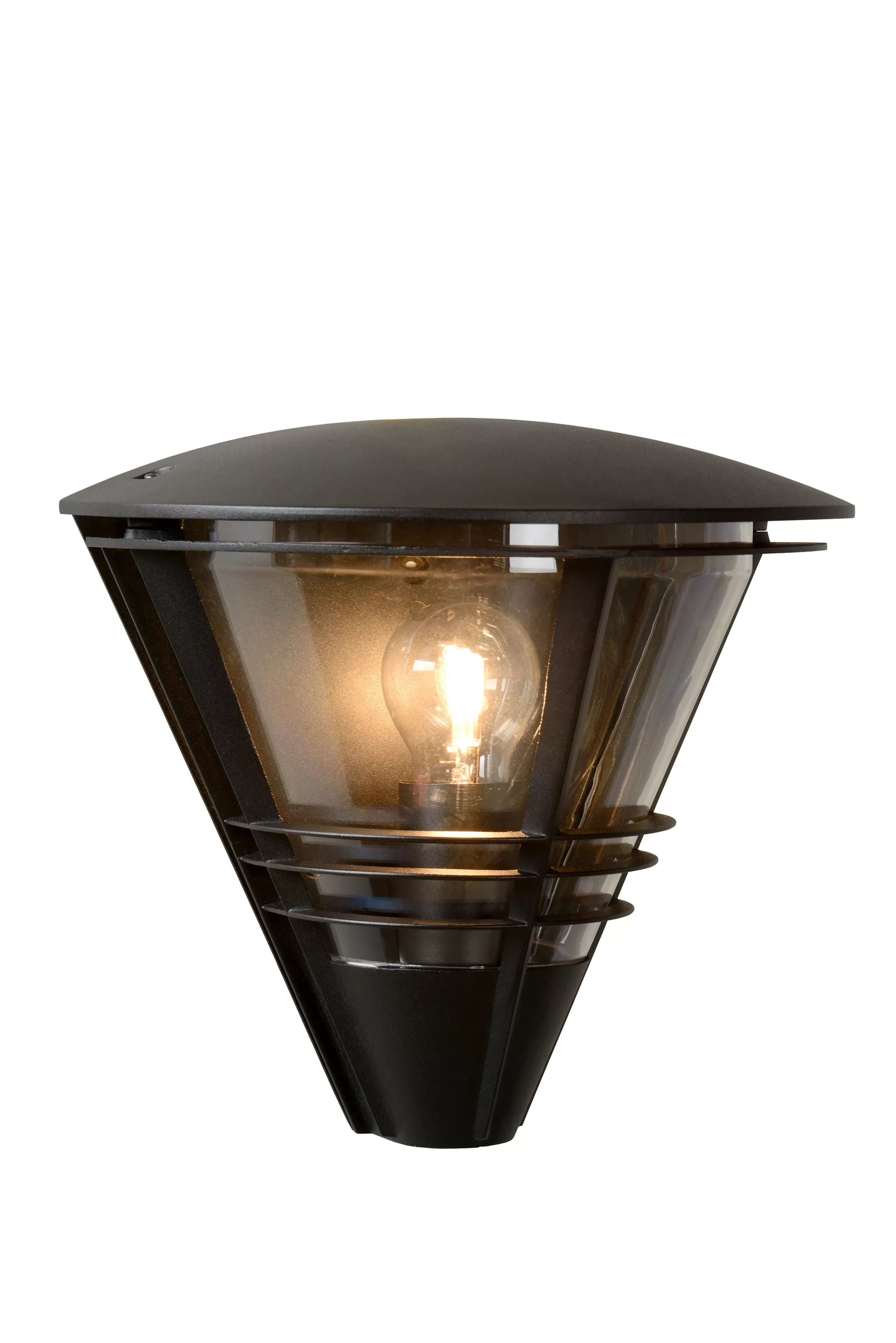 New LIVIA - Wandlamp Binnen/Buiten - 1xE27 - IP44 - Zwart Wandverlichting Buiten