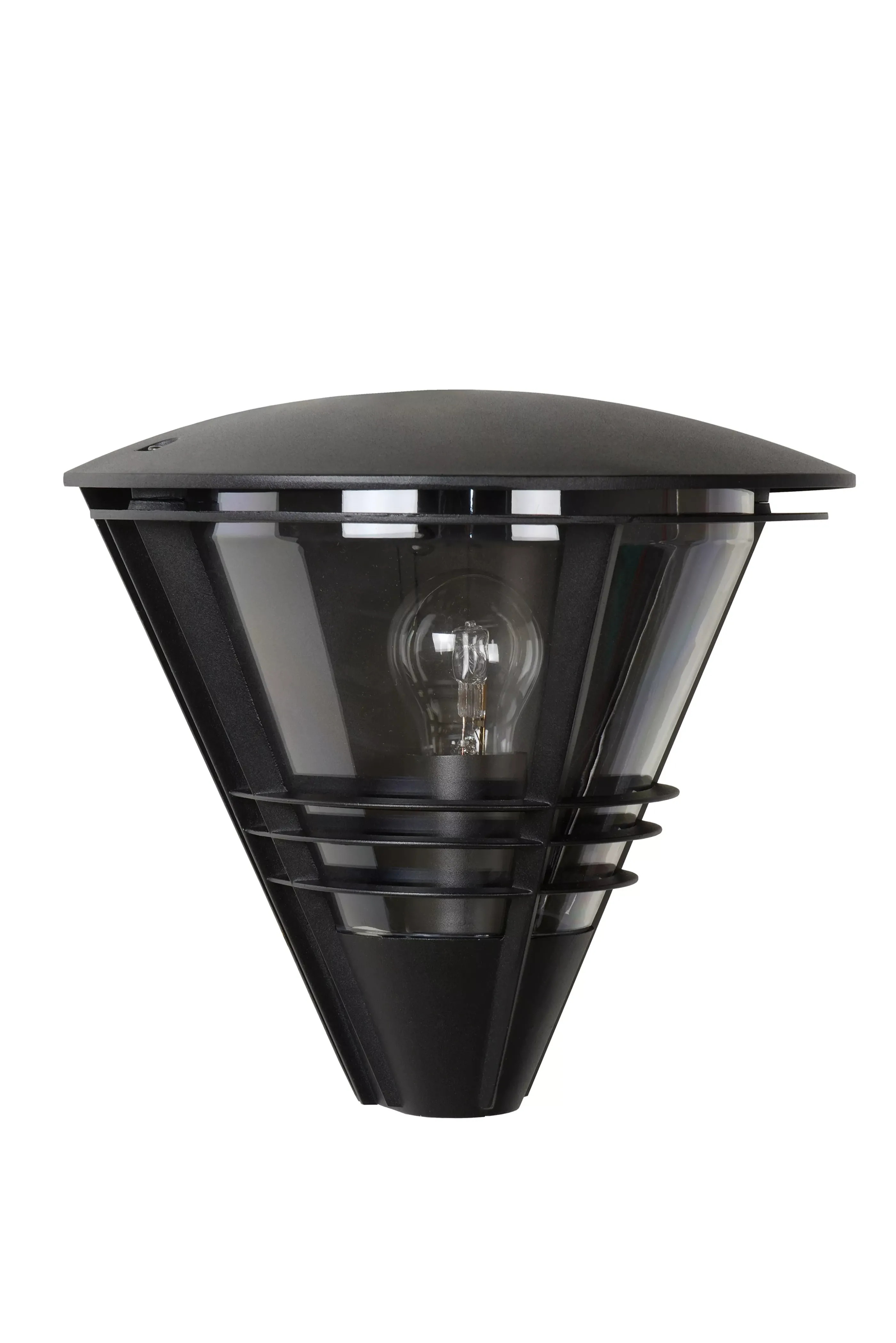 New LIVIA - Wandlamp Binnen/Buiten - 1xE27 - IP44 - Zwart Wandverlichting Buiten