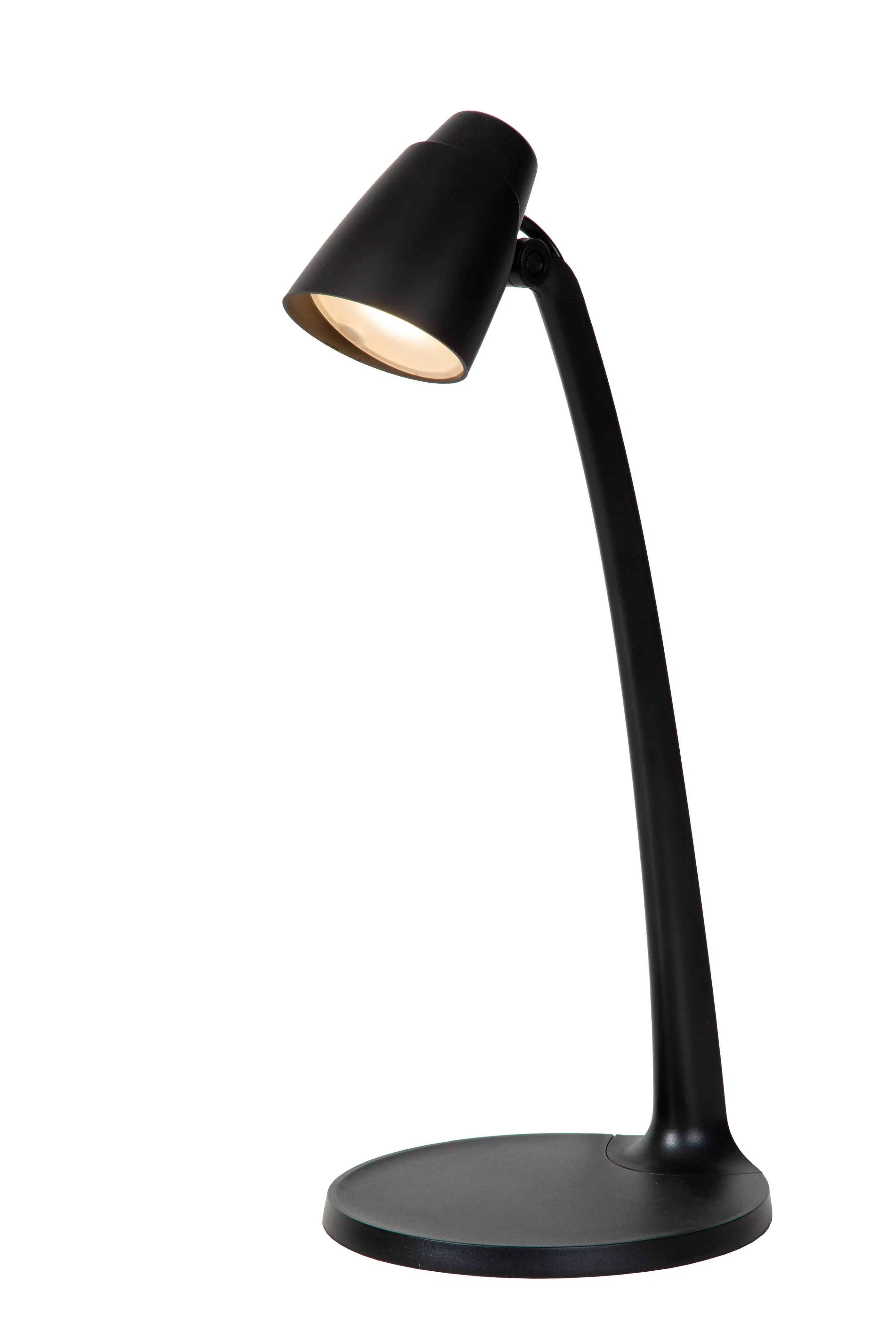 Clearance LUDO - Bureaulamp - LED - 1x4,5W 3000K - Zwart Bureaulampen