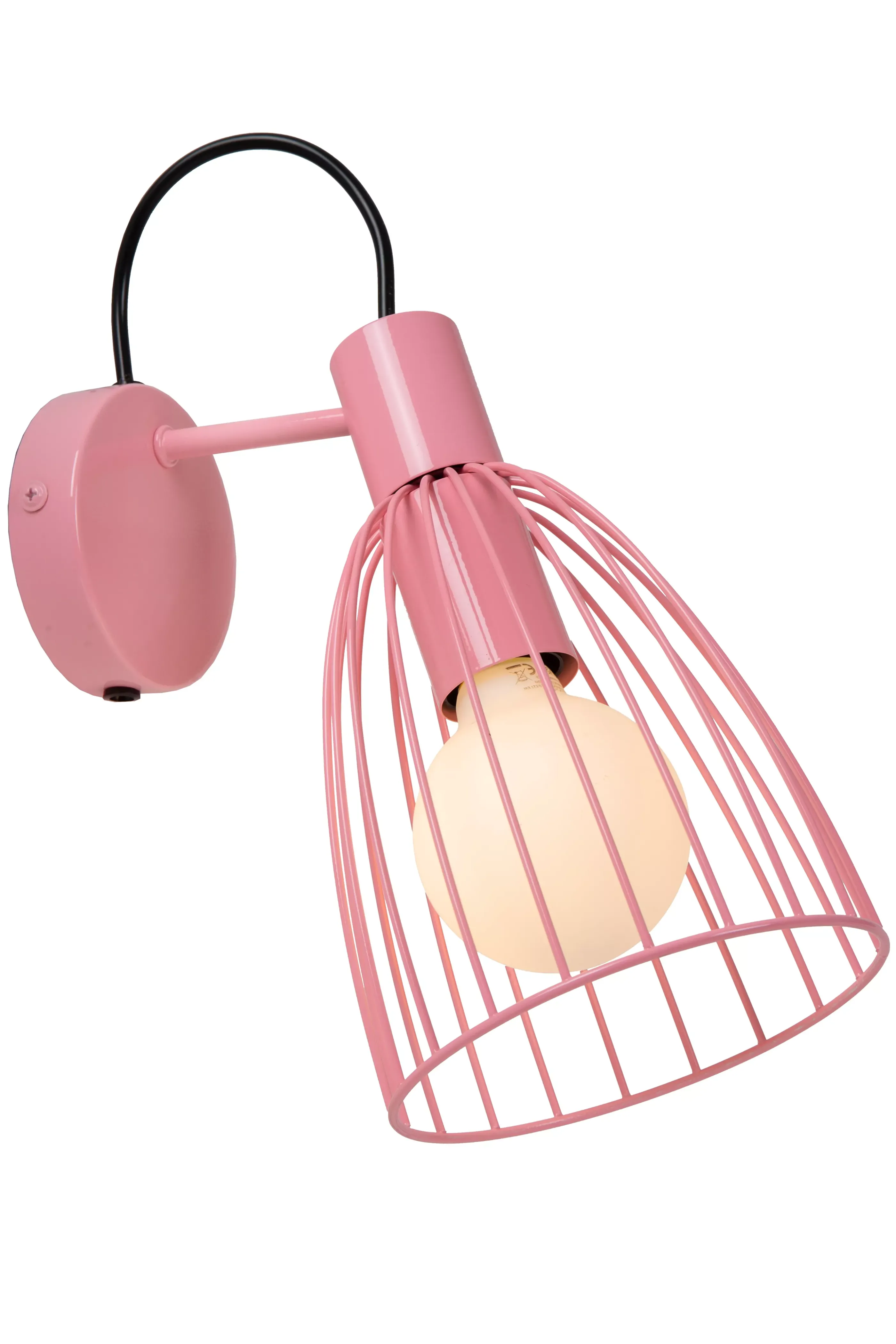 Outlet MACARONS - Wandlamp - 1xE27 - Roze Wandverlichting