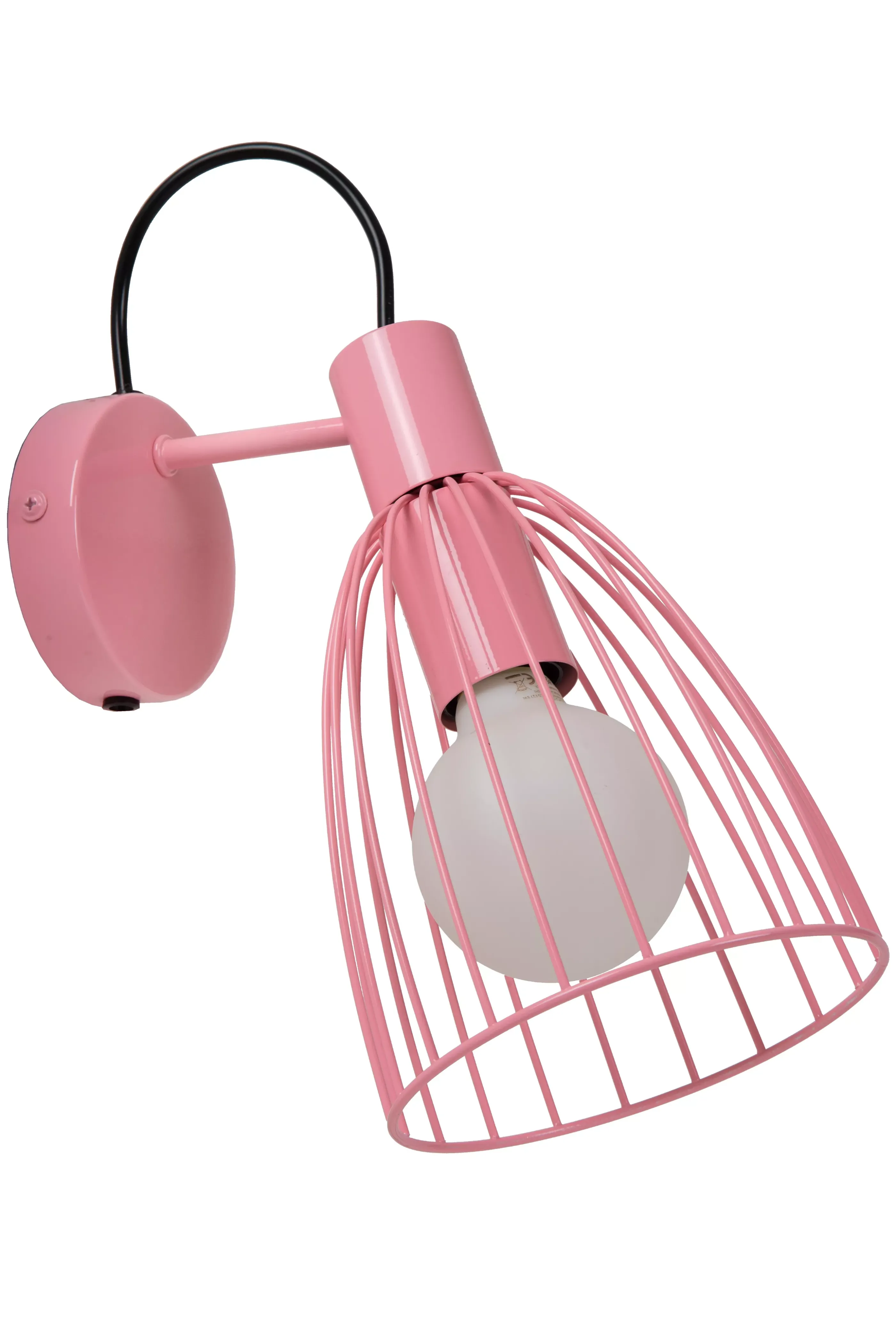 Outlet MACARONS - Wandlamp - 1xE27 - Roze Wandverlichting