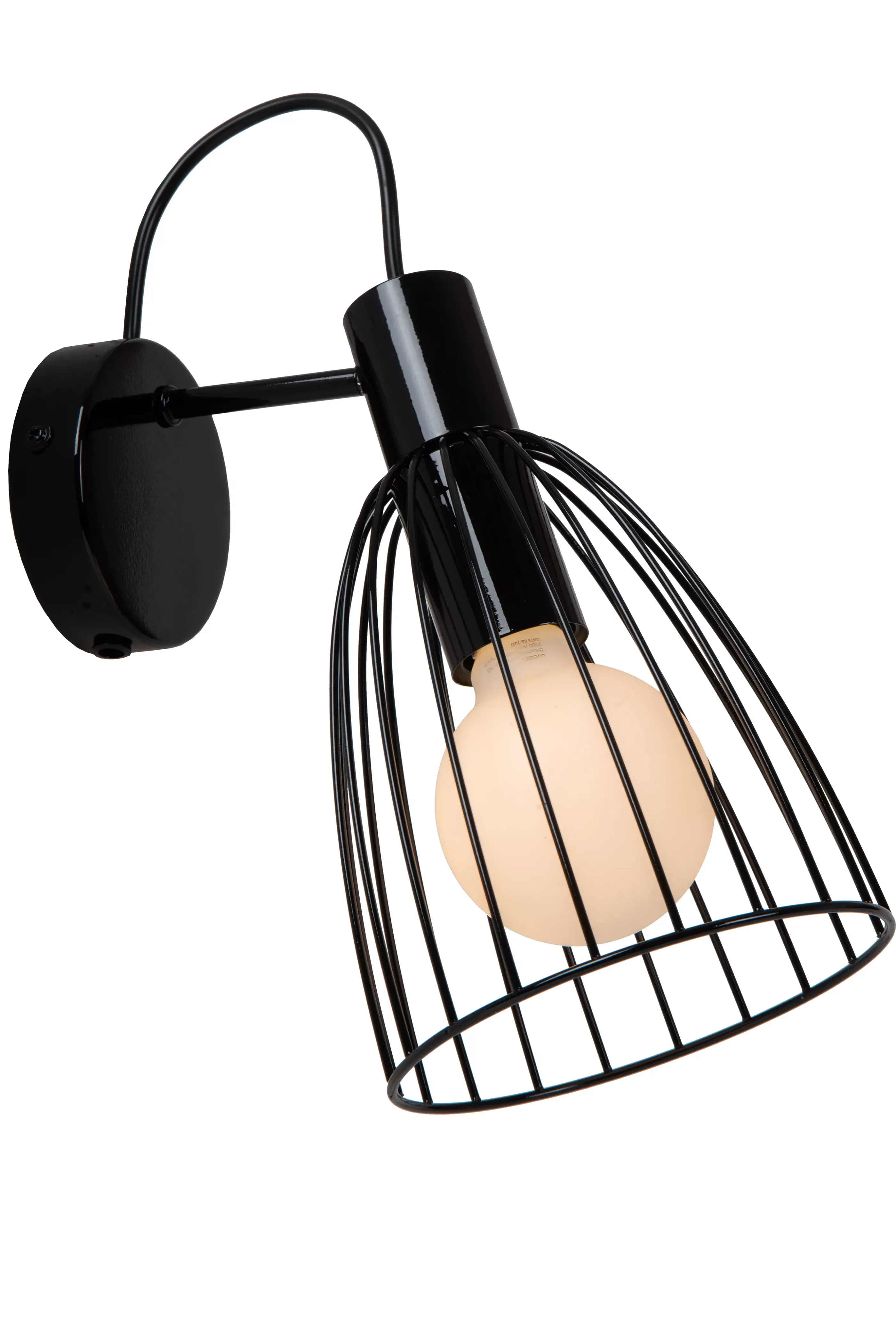 Online MACARONS - Wandlamp - 1xE27 - Zwart Wandverlichting