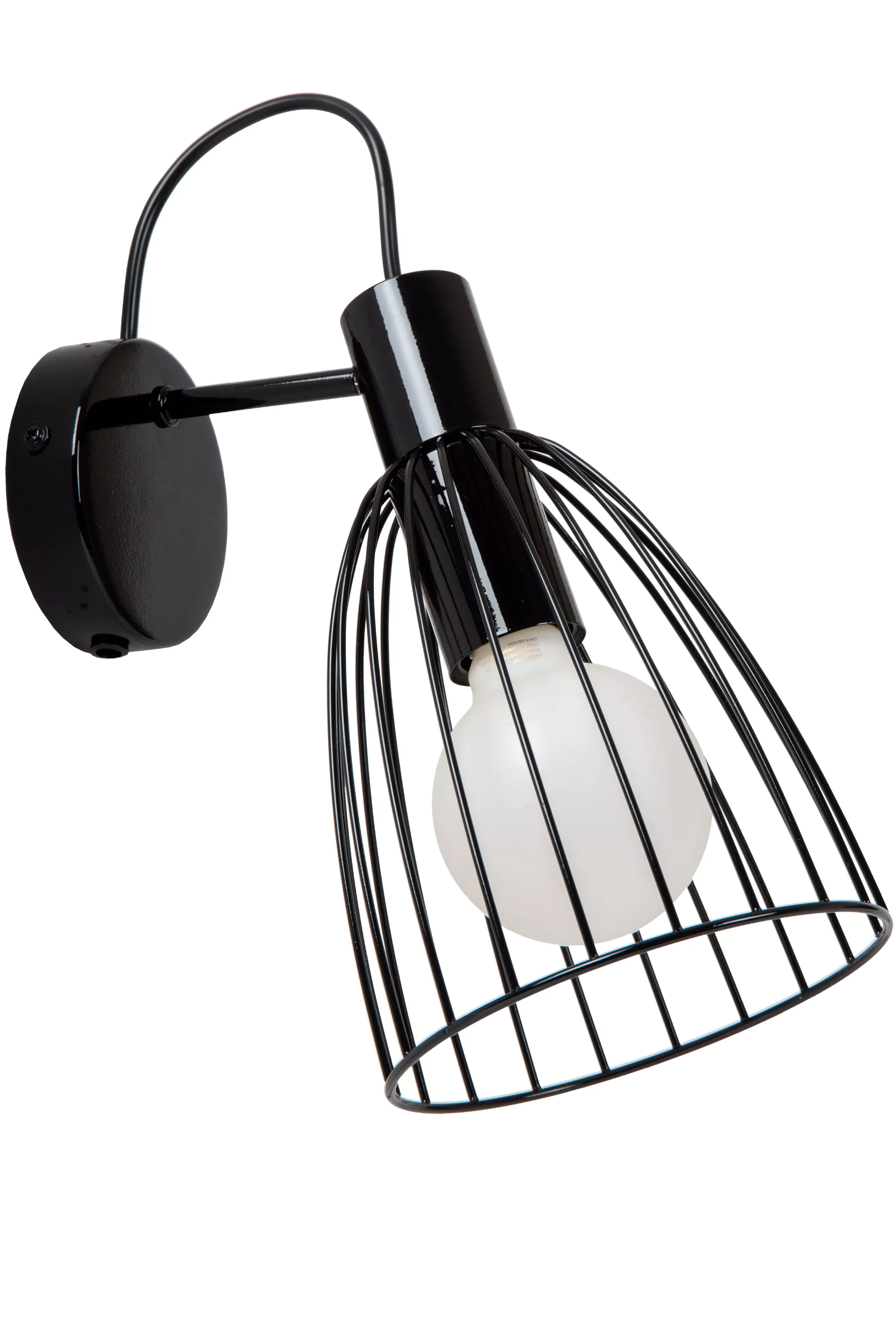 Online MACARONS - Wandlamp - 1xE27 - Zwart Wandverlichting