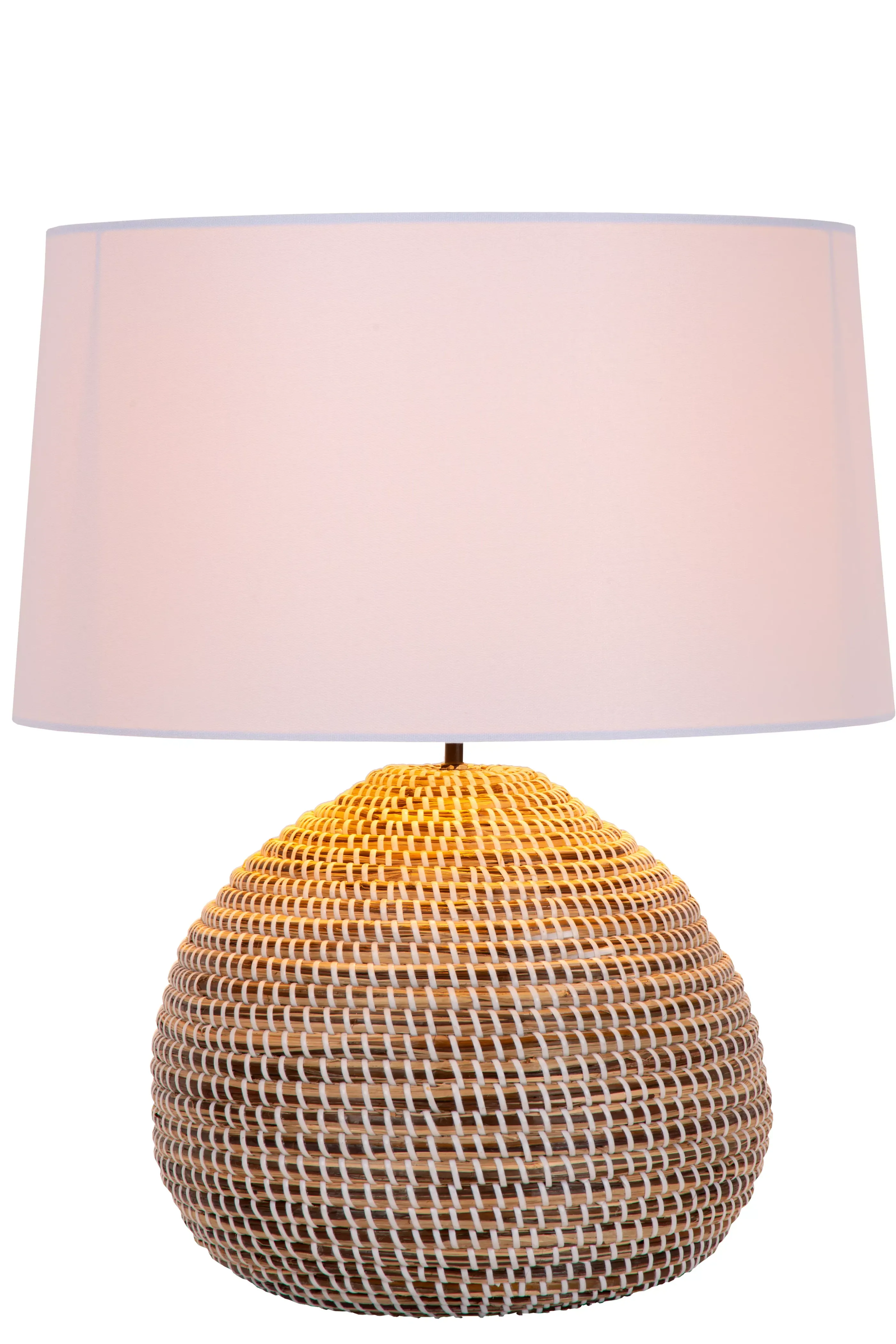 Outlet MADUKA - Tafellamp - Ø 45 cm - 1xE27 - Naturel Tafellampen