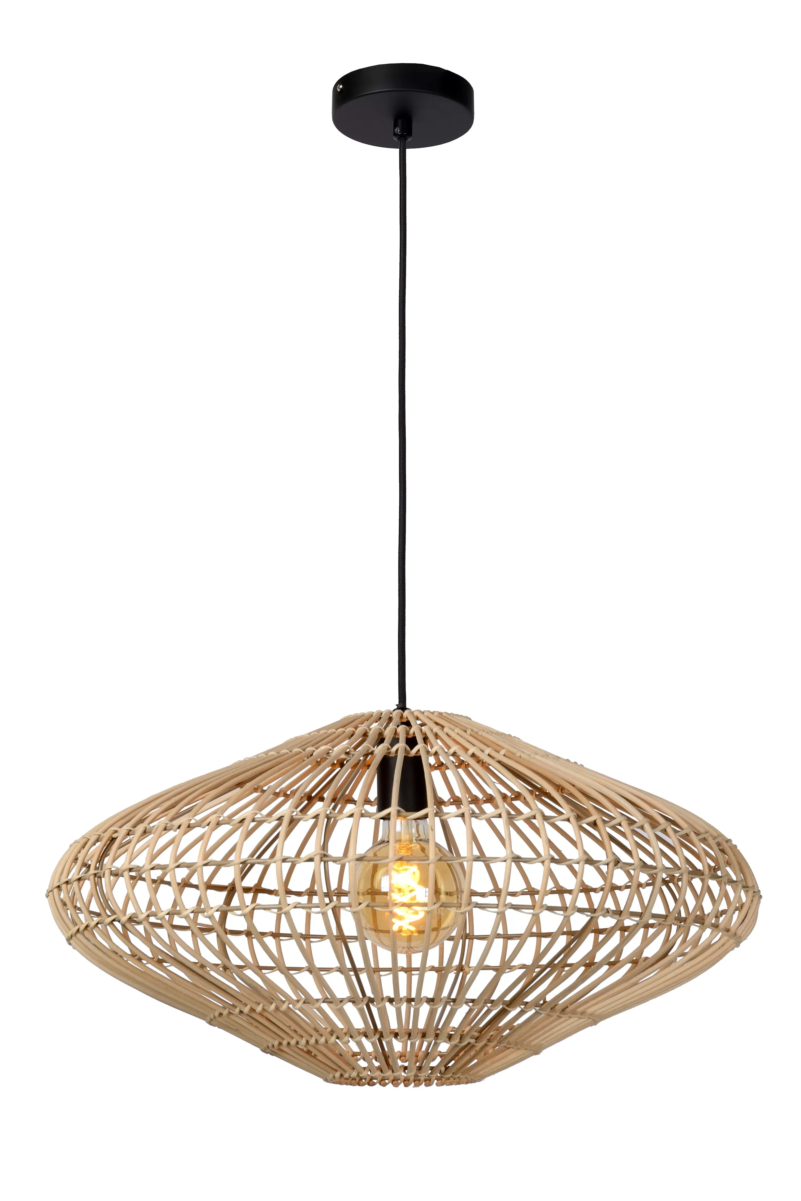 Store MAGALI - Hanglamp - Ø 56 cm - 1xE27 - Naturel Hanglampen