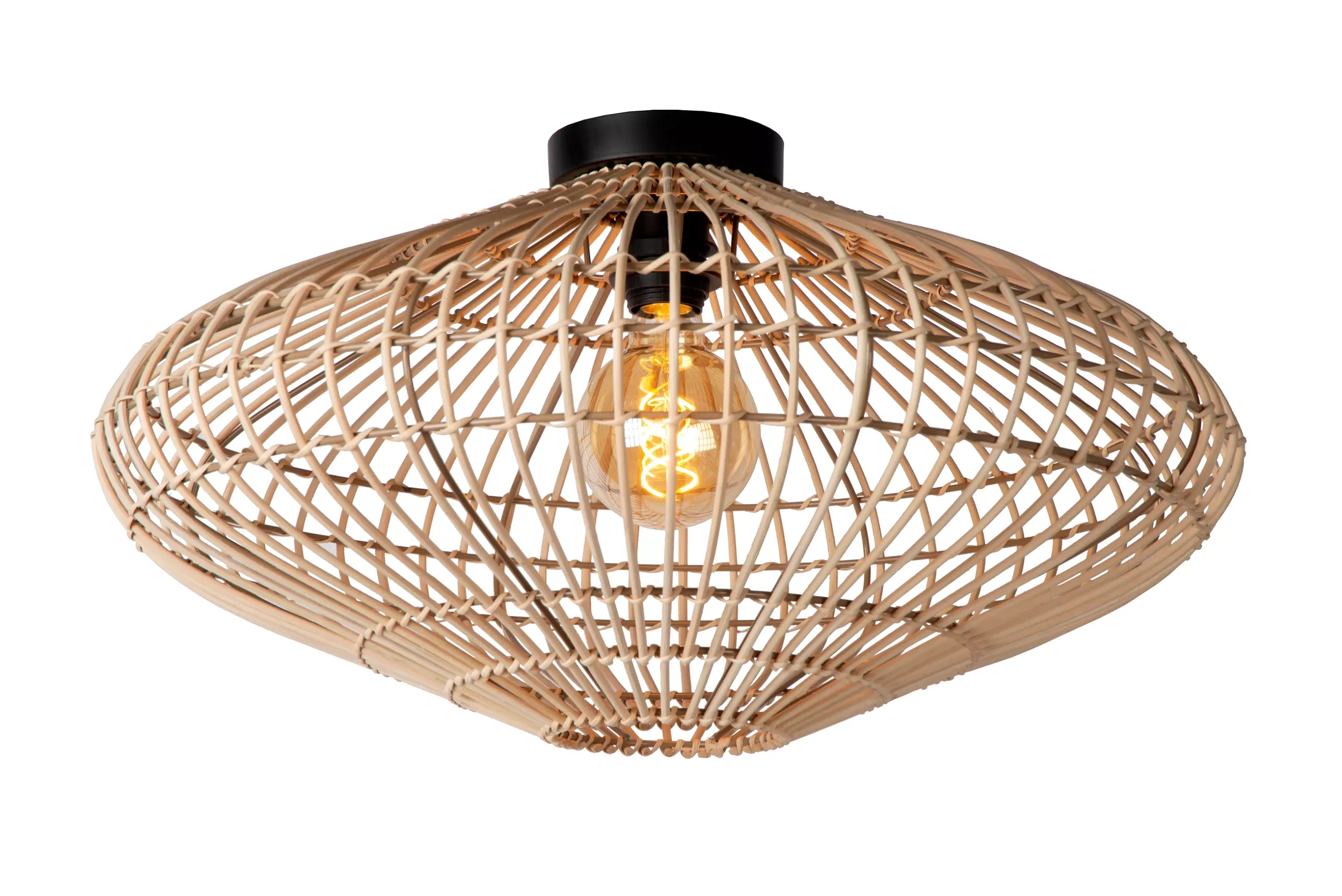 Shop MAGALI - Plafonnière - Ø 56 cm - 1xE27 - Naturel Plafondlampen