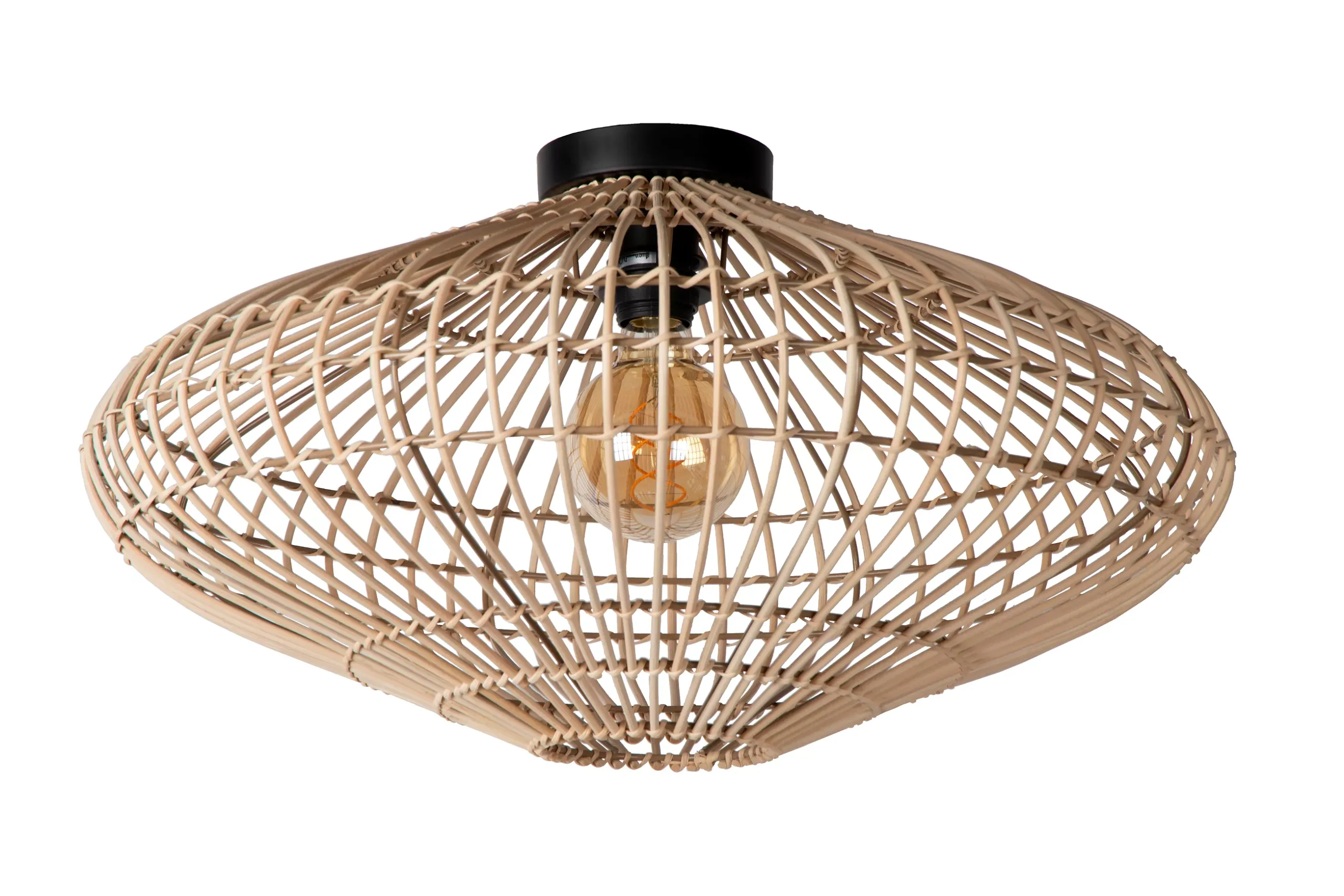 Shop MAGALI - Plafonnière - Ø 56 cm - 1xE27 - Naturel Plafondlampen