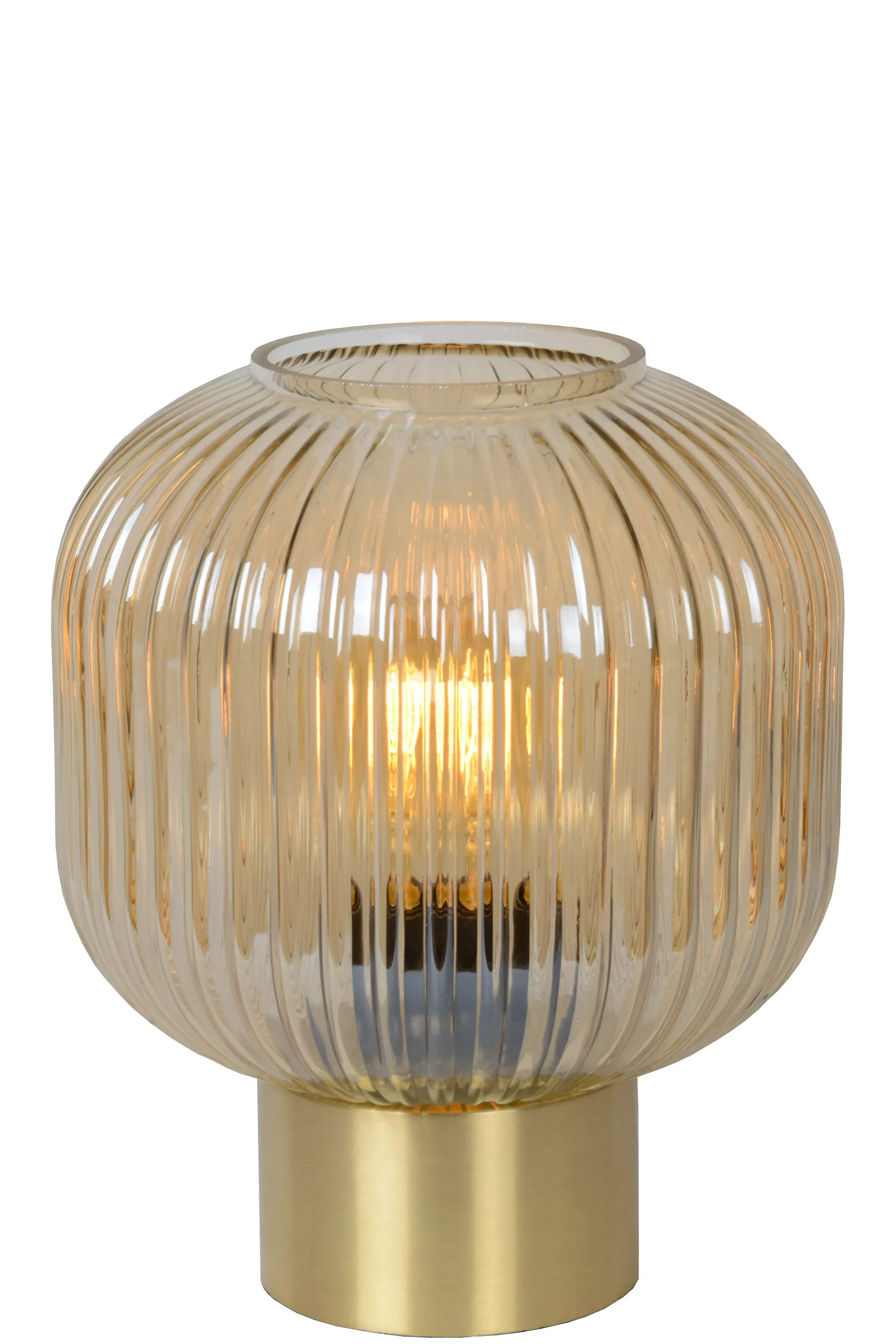 Store MALOTO - Tafellamp - Ø 20 cm - 1xE27 - Amber Tafellampen