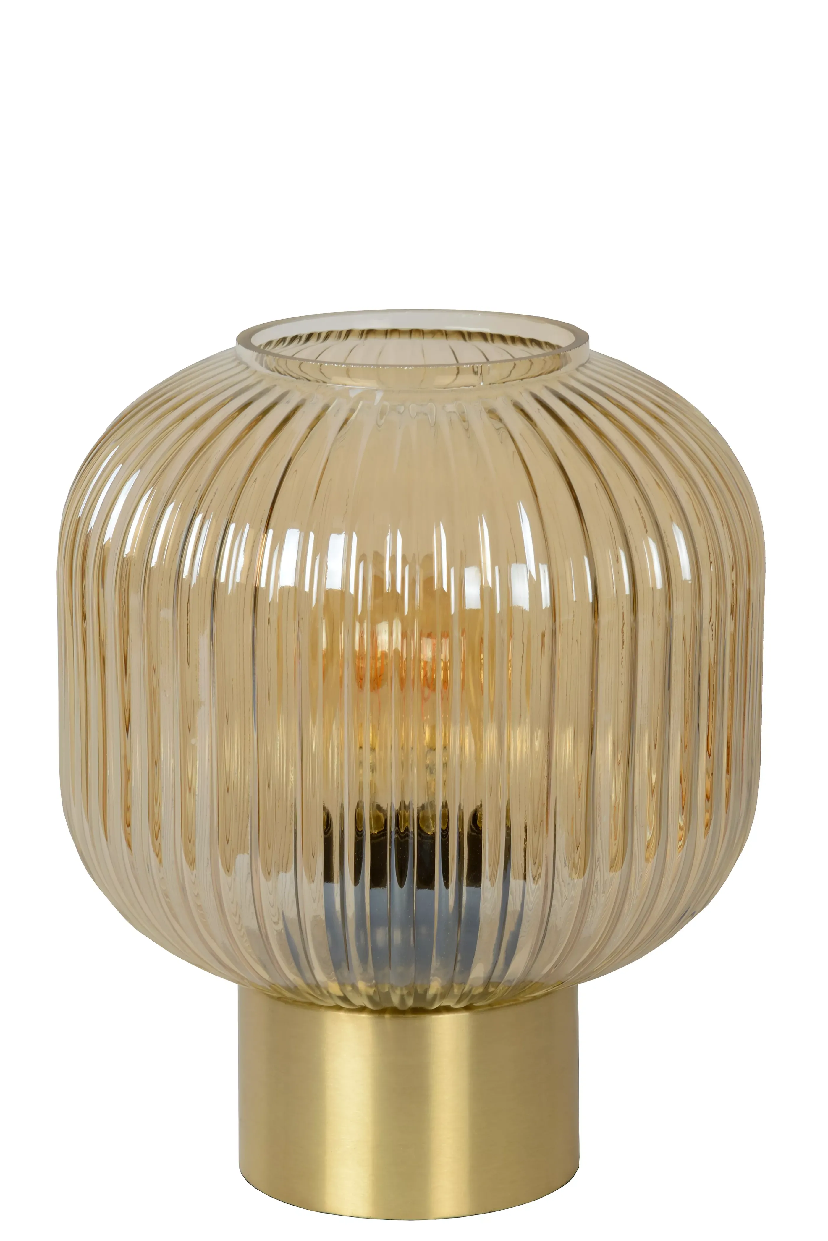 Store MALOTO - Tafellamp - Ø 20 cm - 1xE27 - Amber Tafellampen