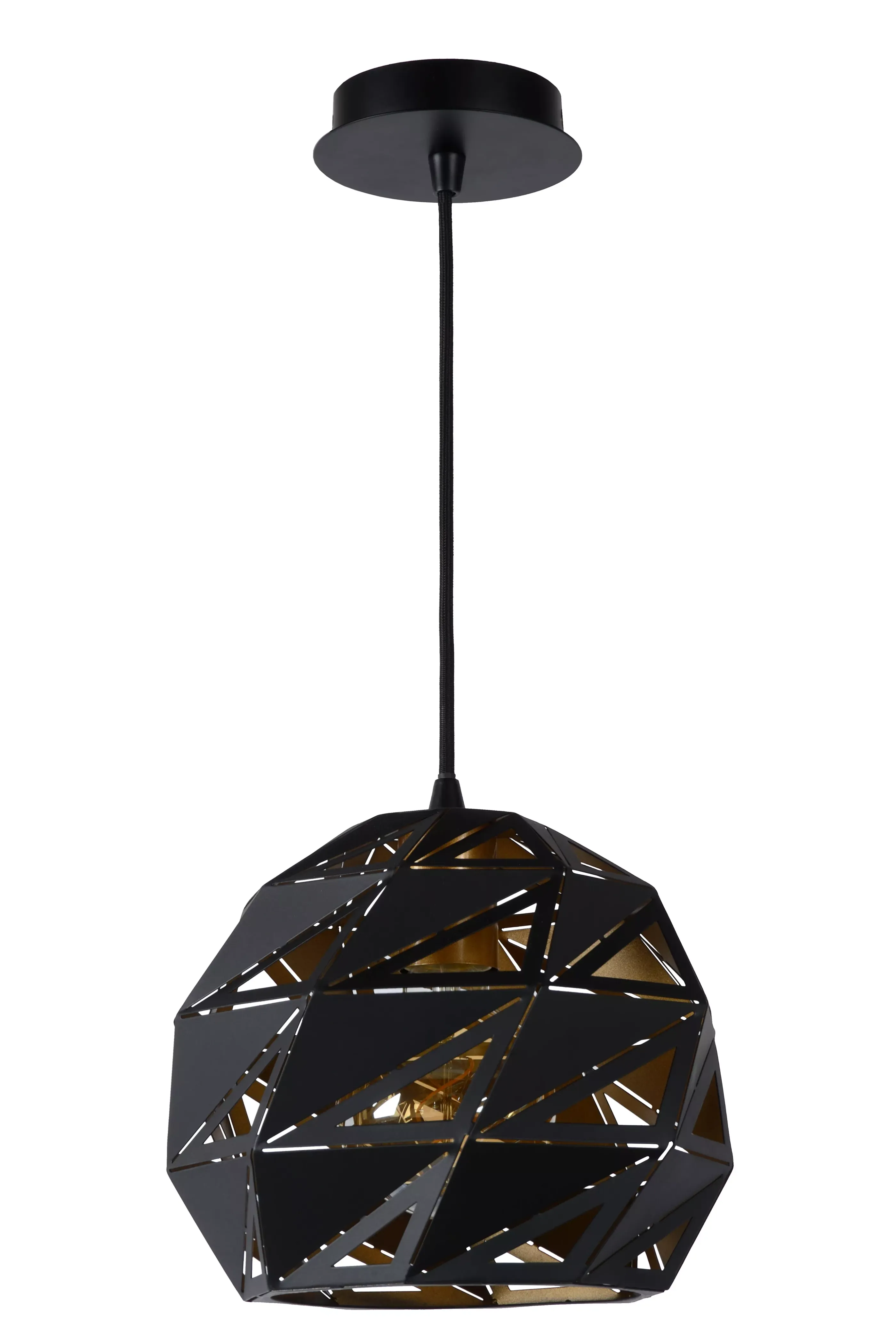 Store MALUNGA - Hanglamp - Ø 25 cm - 1xE27 - Zwart Hanglampen
