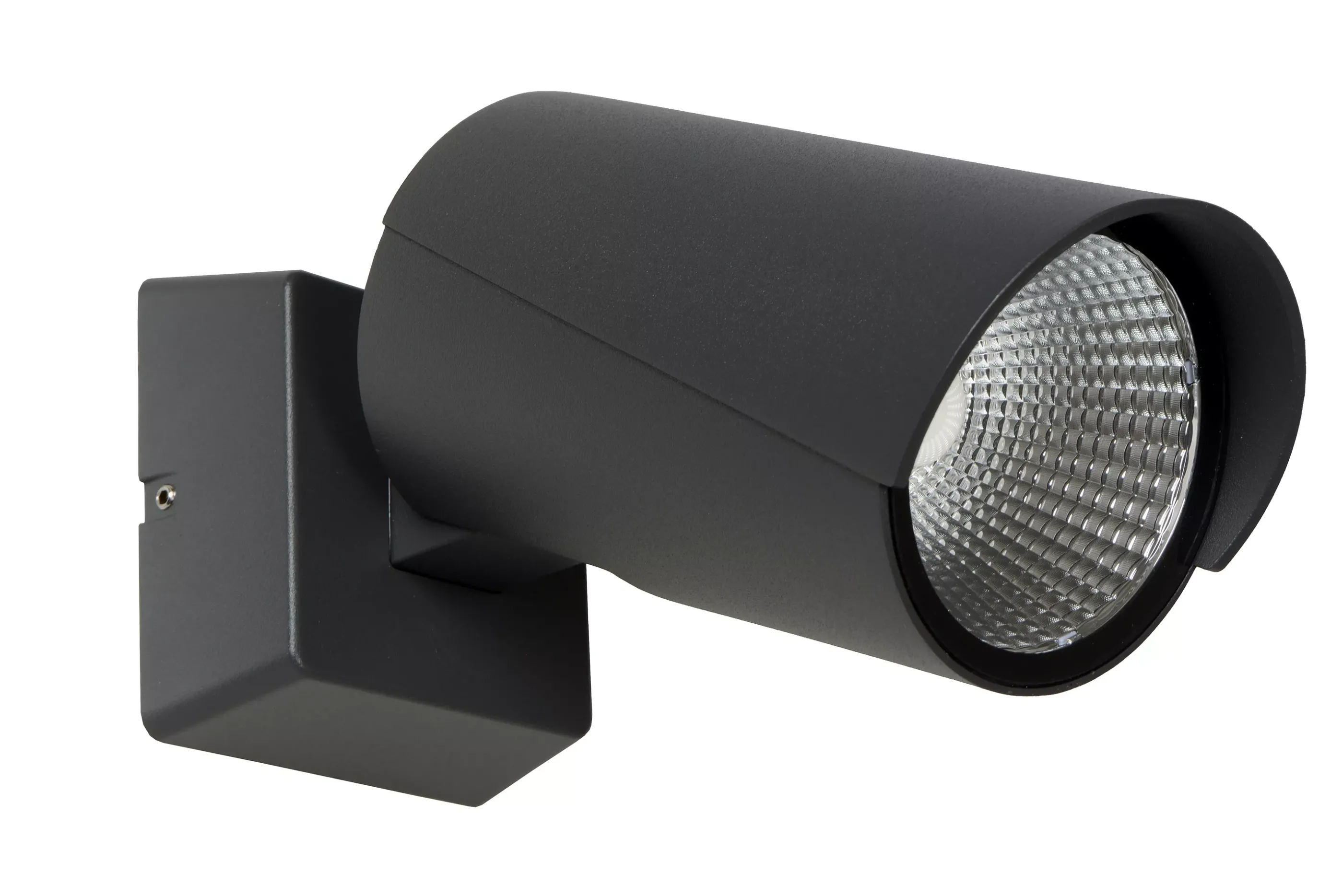 Clearance MANAL - Wandspot / Wandlamp Binnen/Buiten - LED - 1x13W 3000K - IP65 - Antraciet Wandverlichting Buiten