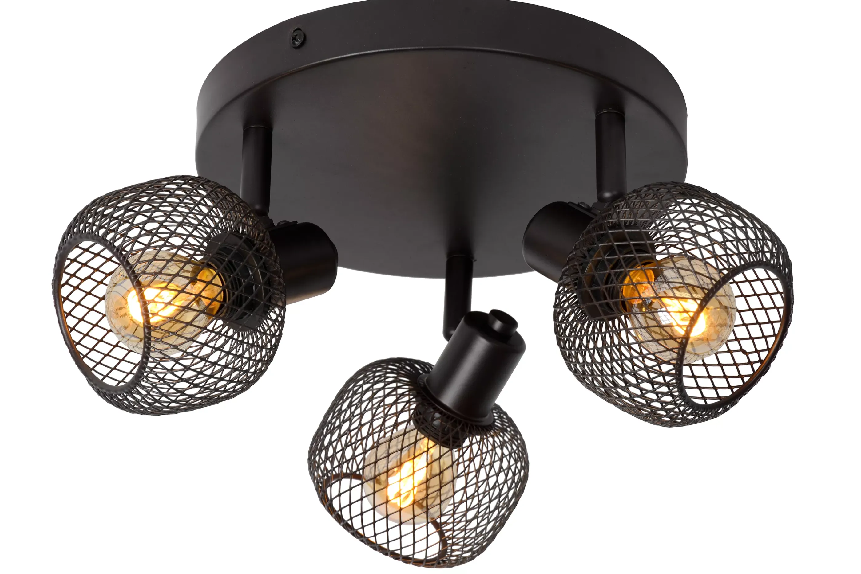 Store MAREN - Plafondspot - Ø 37 cm - 3xE14 - Zwart Plafondlampen