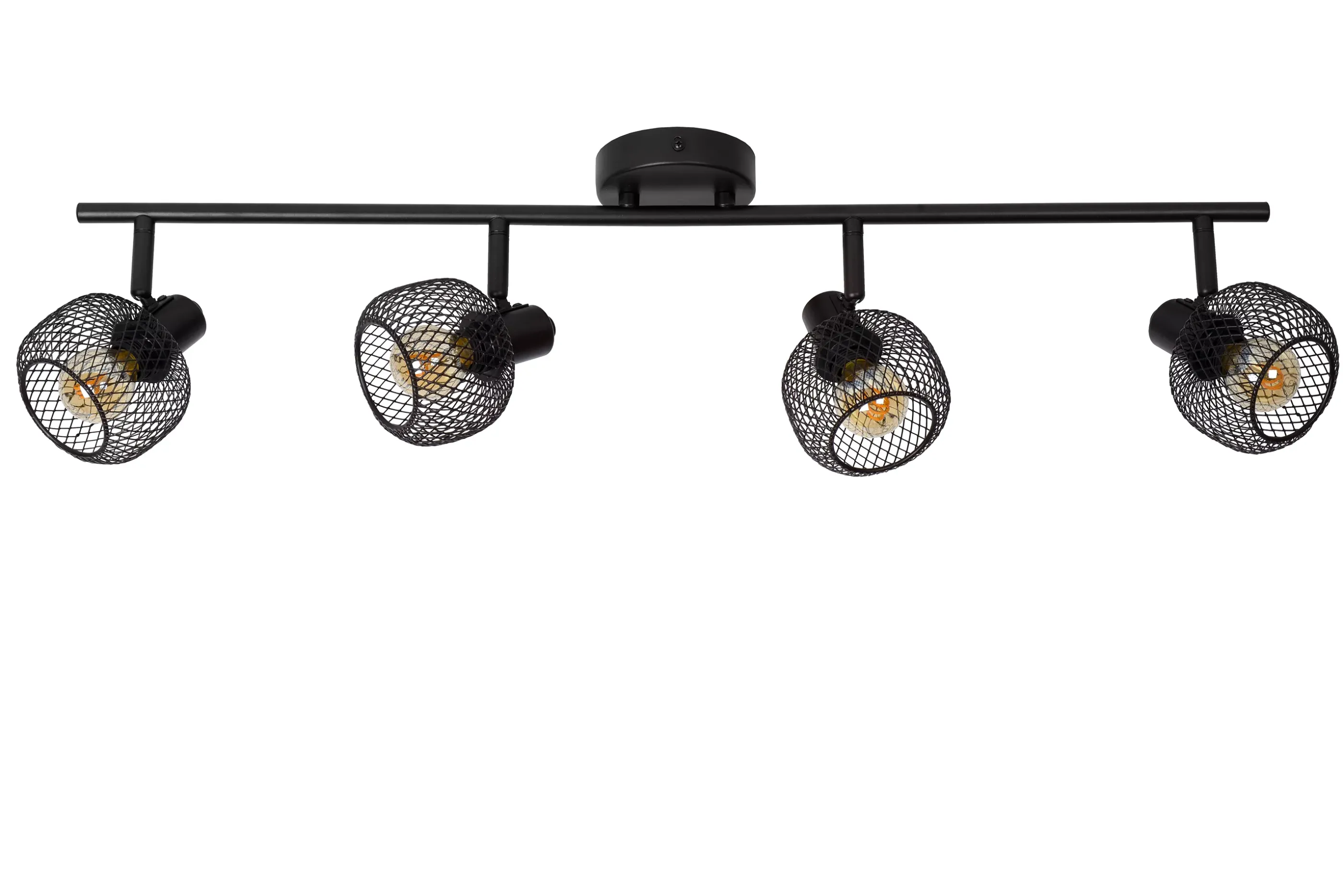 Best MAREN - Plafondspot - 4xE14 - Zwart Plafondlampen