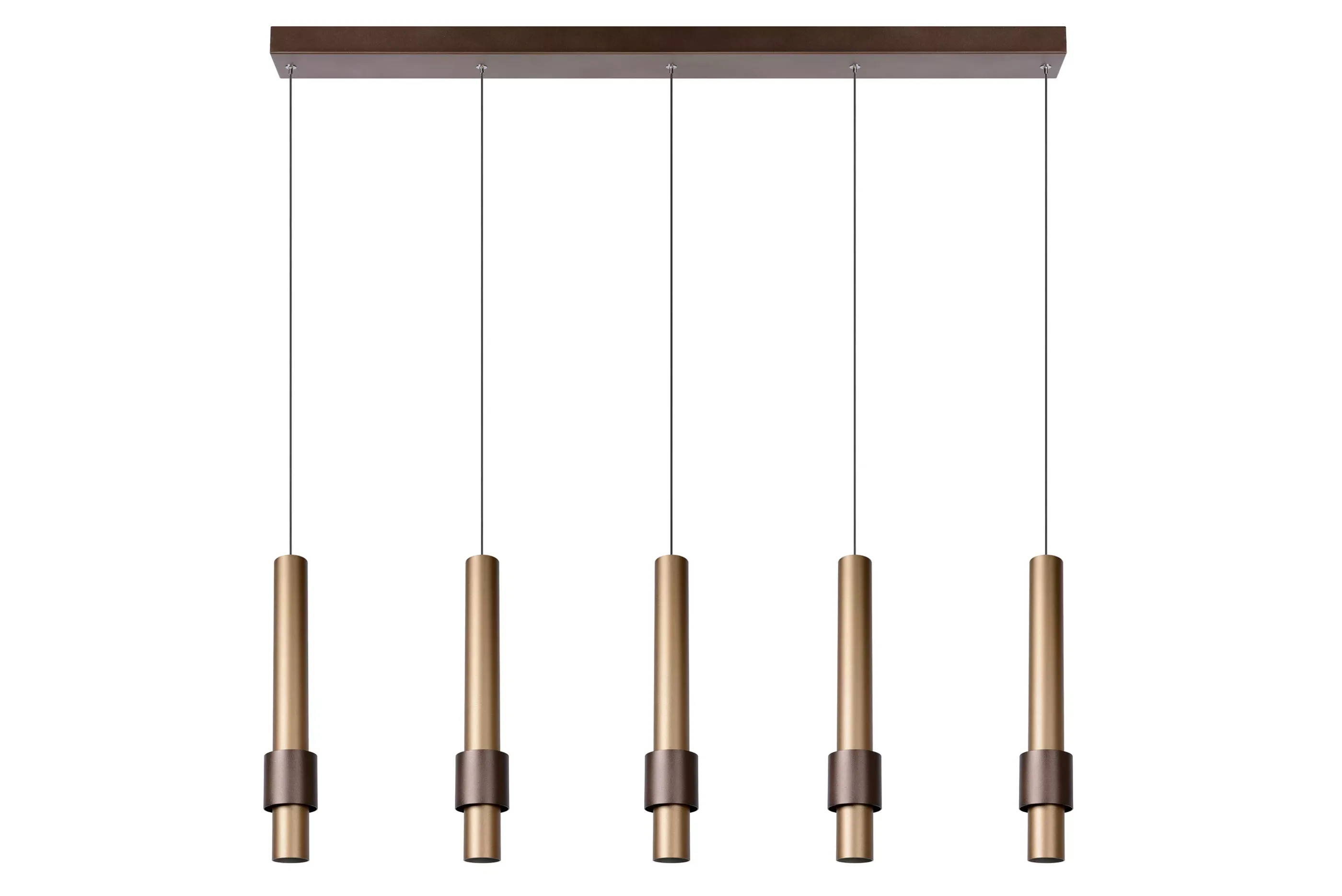 Sale MARGARY - Hanglamp - LED Dimb. - 5x4,2W 2700K - Koffie Hanglampen