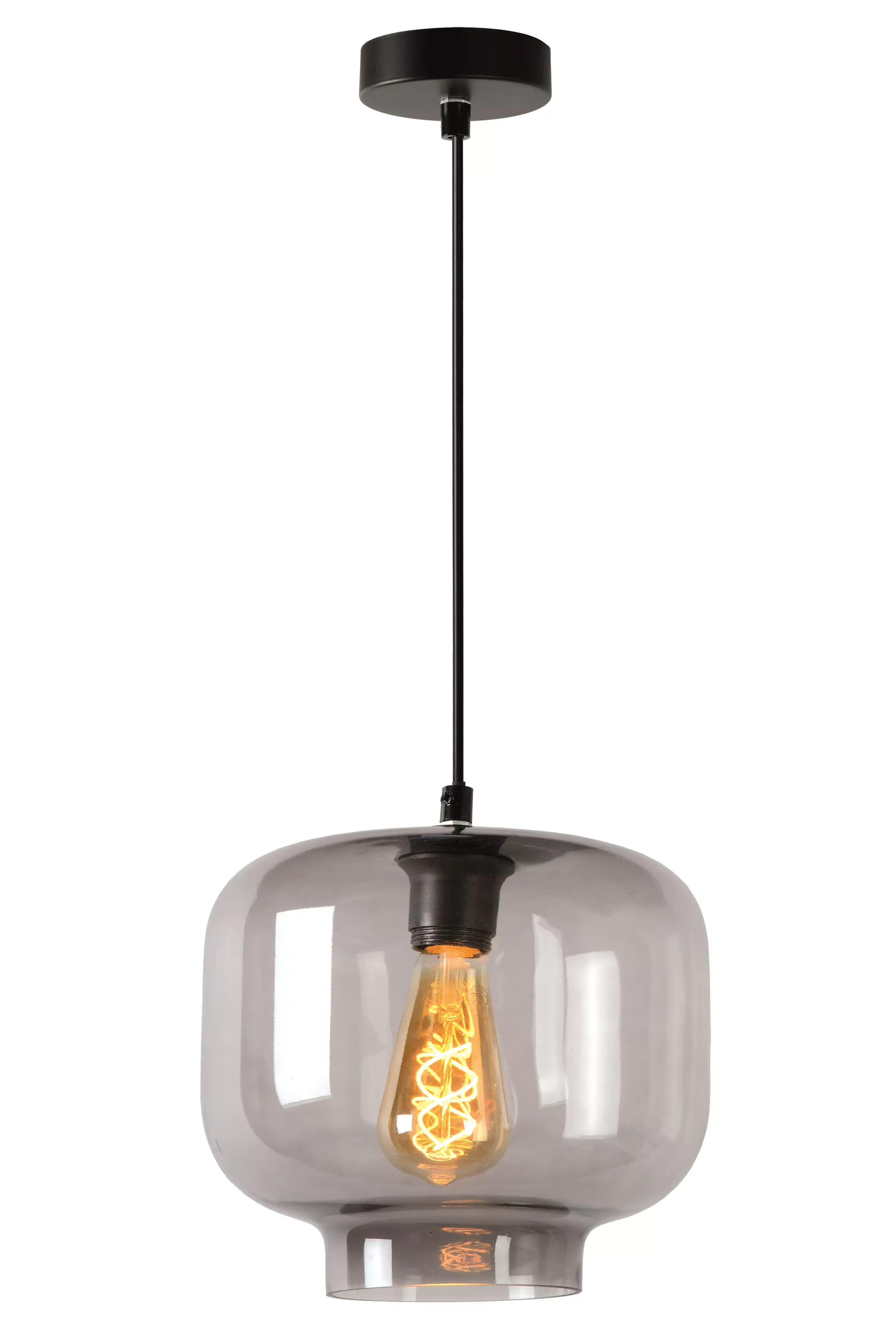 Cheap MEDINE - Hanglamp - Ø 25 cm - 1xE27 - Fumé Hanglampen