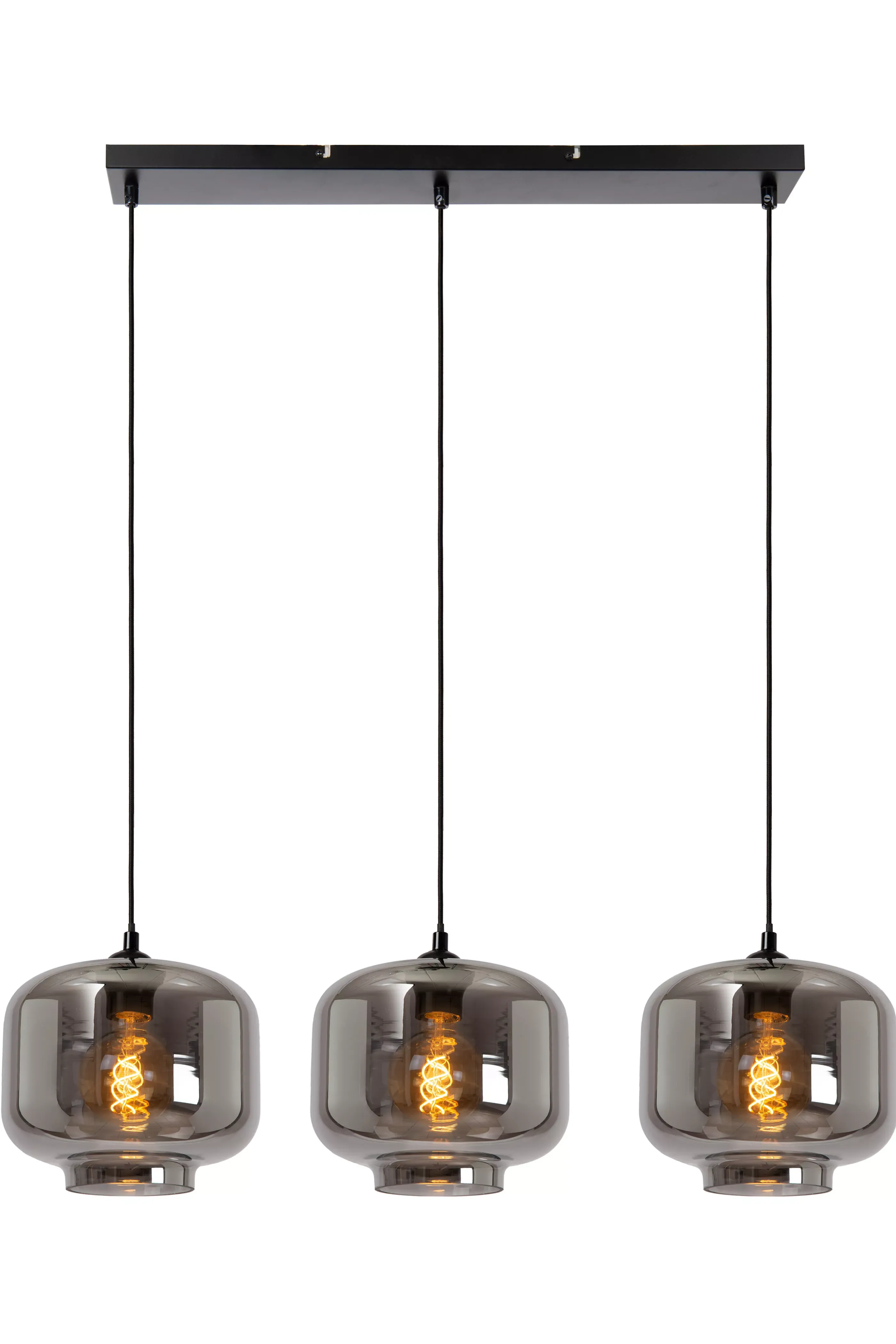 Best MEDINE - Hanglamp - 3xE27 - Fumé Hanglampen
