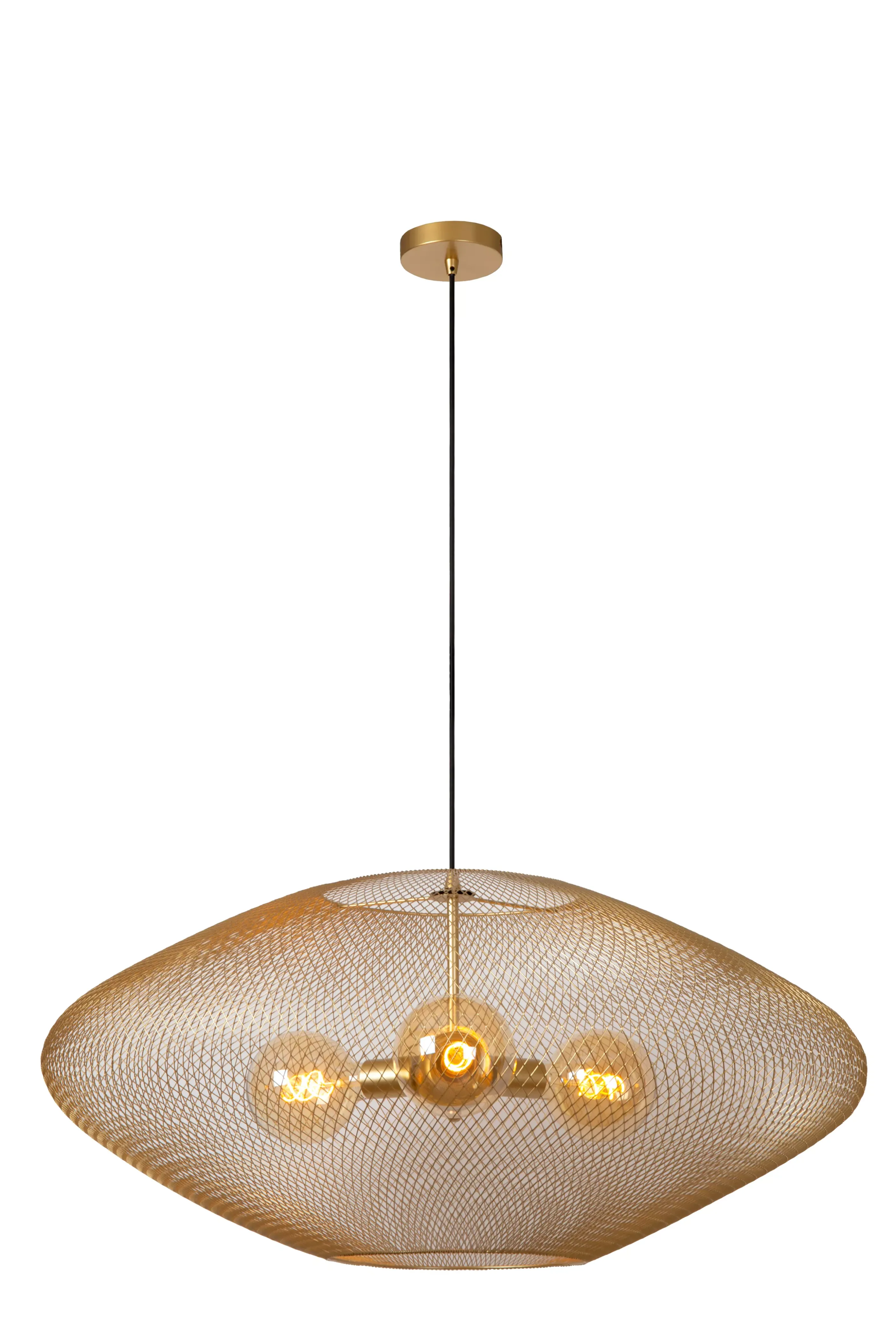 Store MESH - Hanglamp - Ø 85 cm - 3xE27 - Mat Goud / Messing Hanglampen