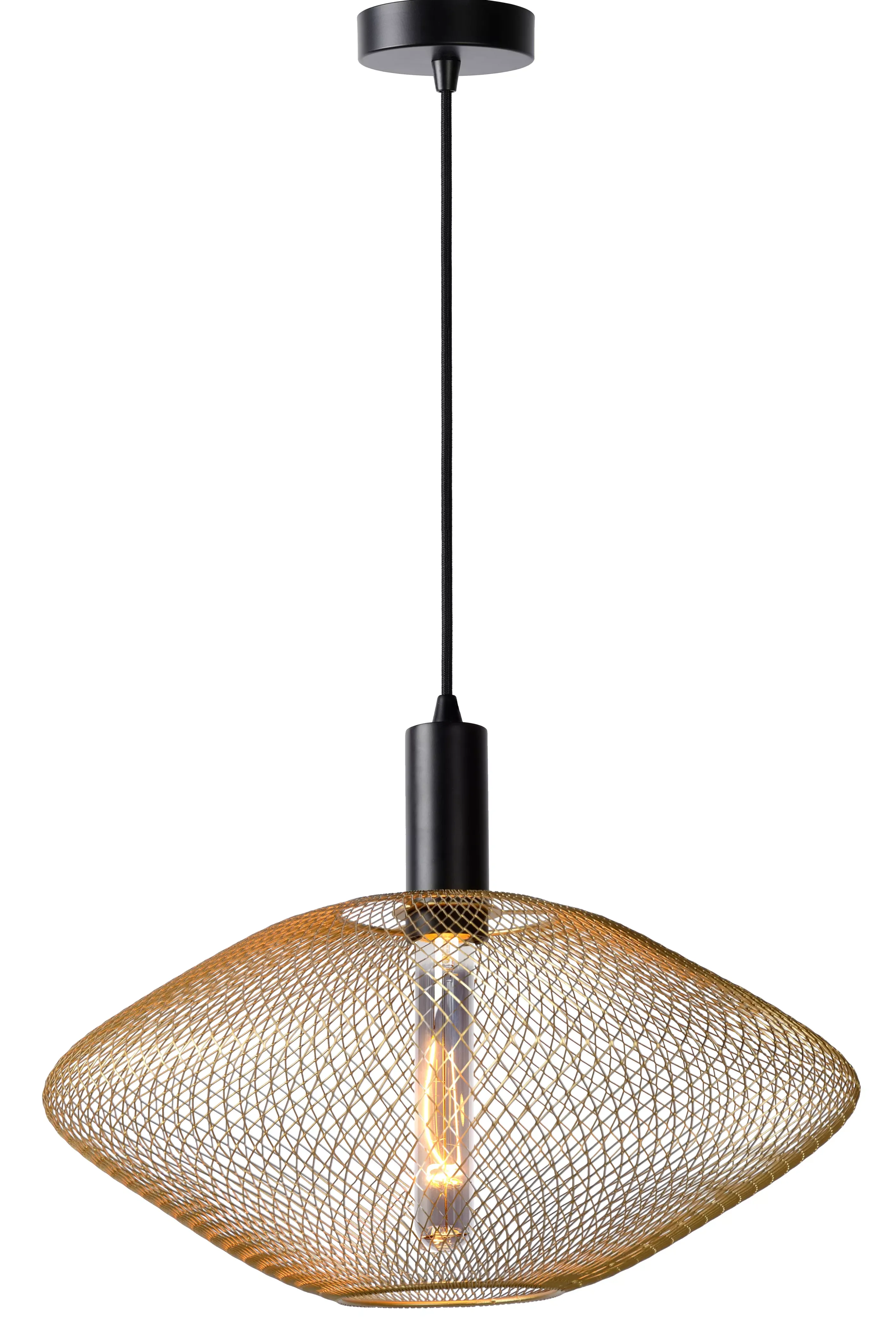 Cheap MESH - Hanglamp - Ø 45 cm - 1xE27 - Mat Goud / Messing Hanglampen