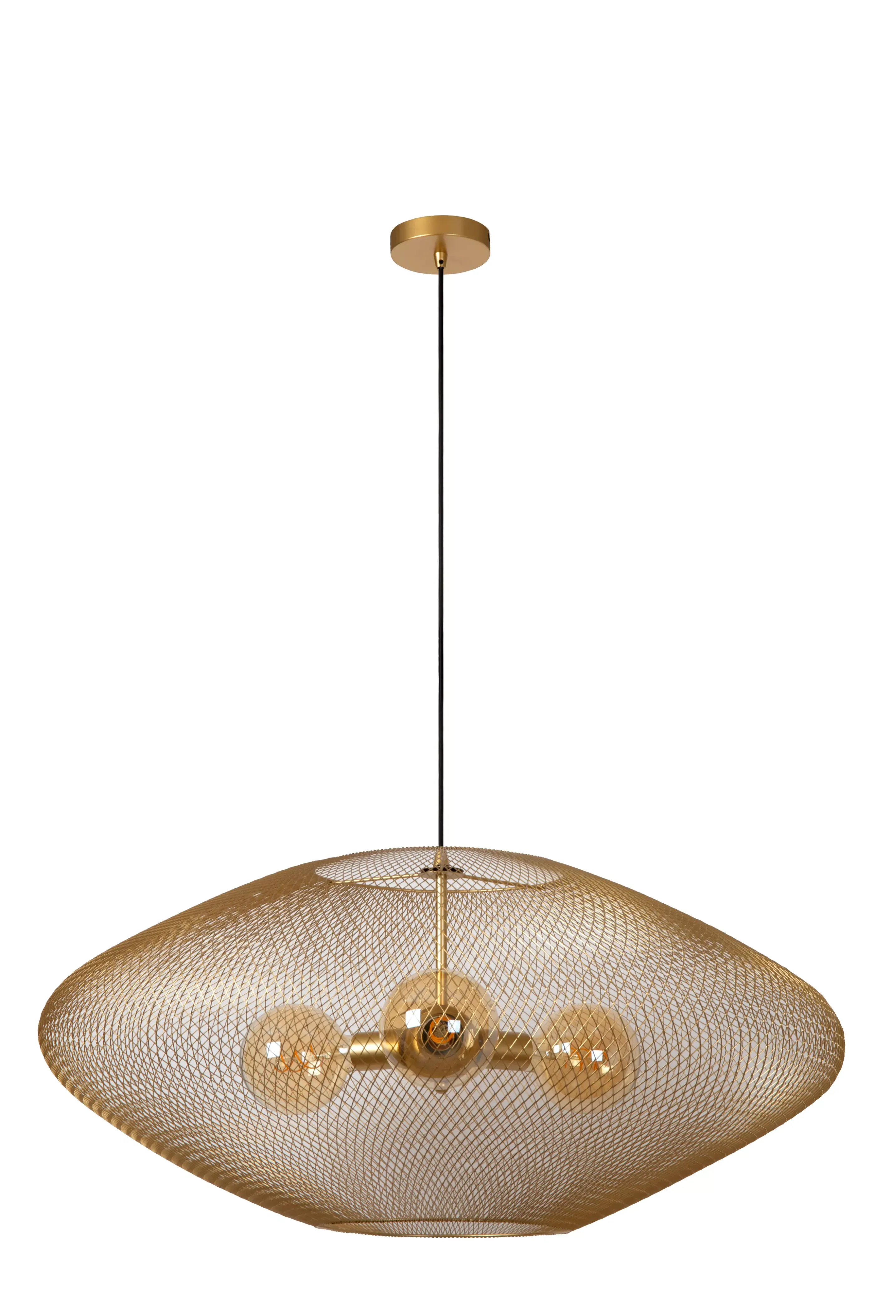 Store MESH - Hanglamp - Ø 85 cm - 3xE27 - Mat Goud / Messing Hanglampen